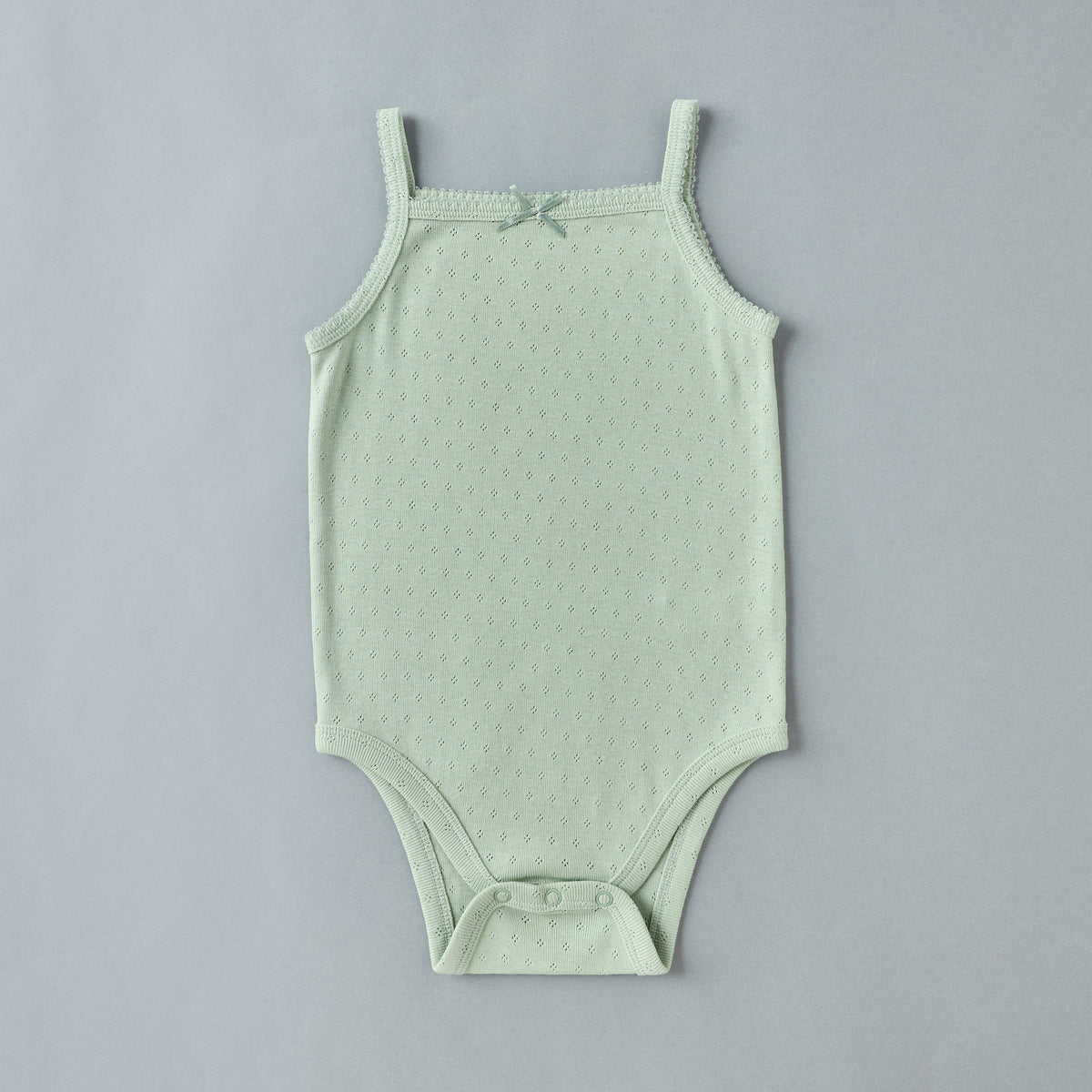 Pack of 5 - Bow Accent Pointelle Sleeveless Bodysuit