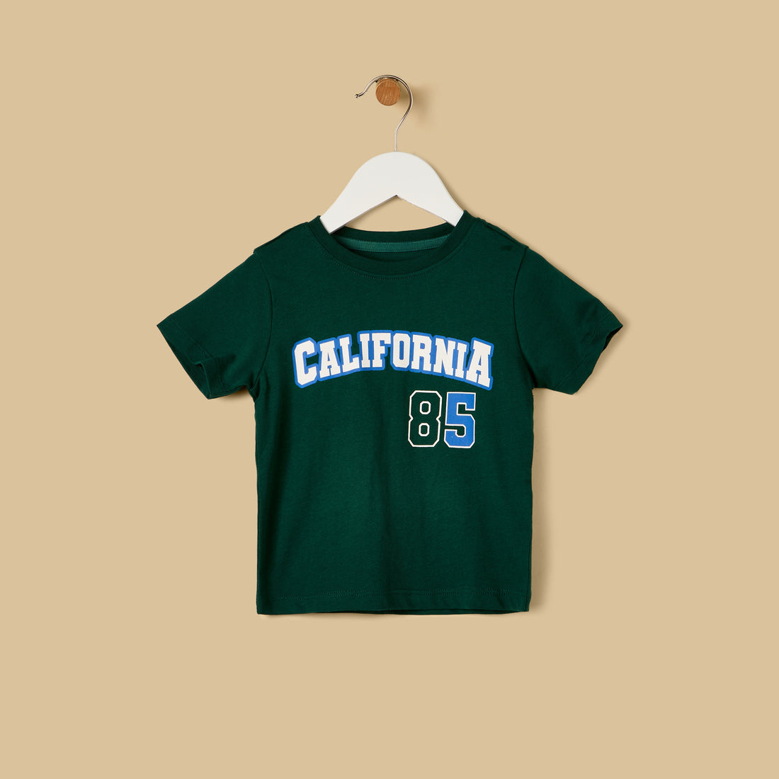 California Print T-shirt - Green / 12-18 mths