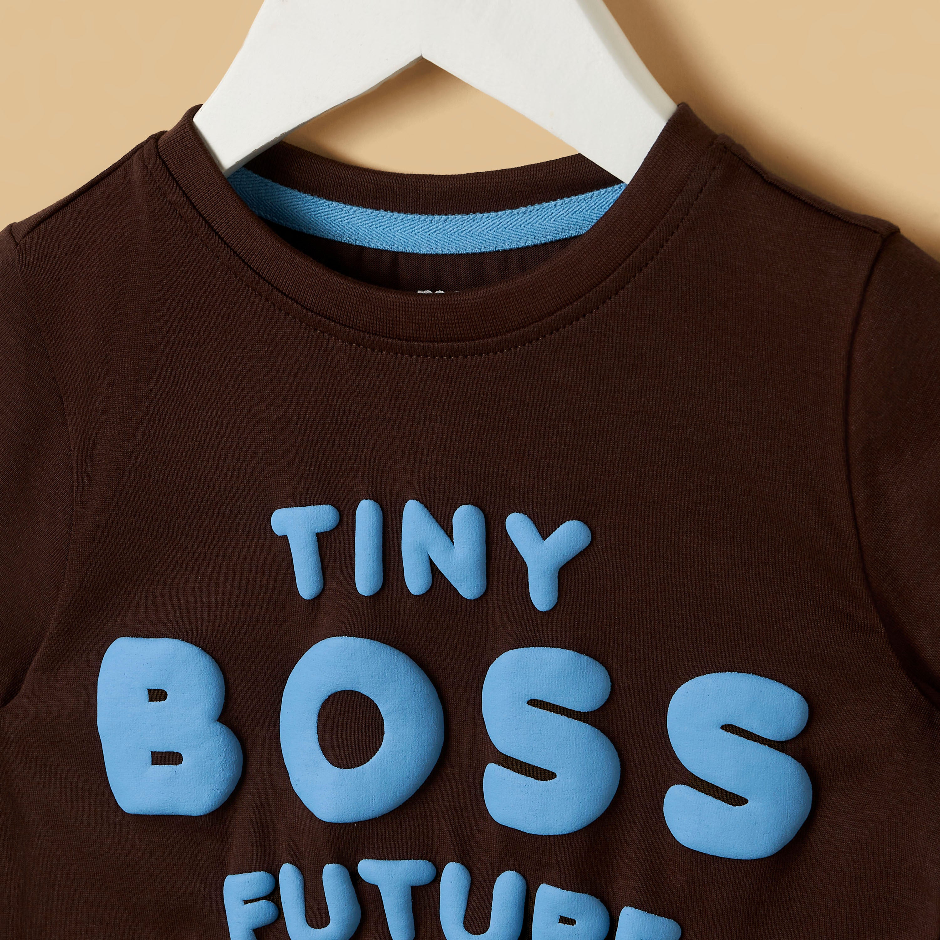 Slogan Print T-shirt