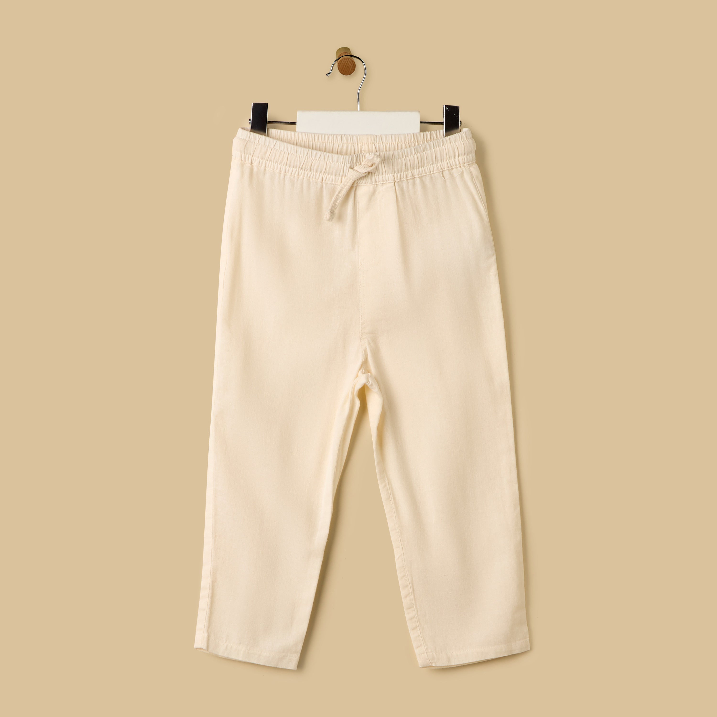 Regular Fit Linen Trousers