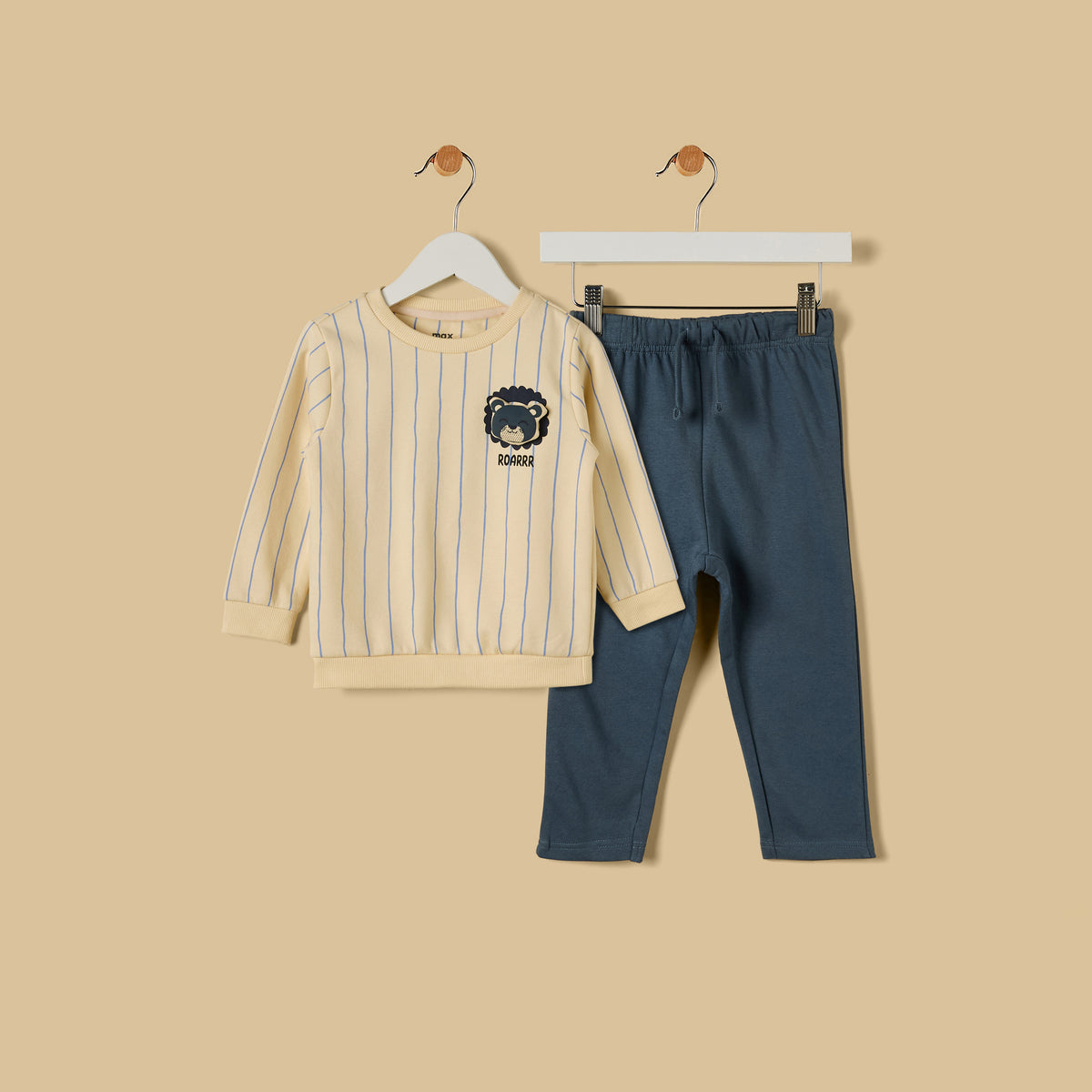 Striped Sweatshirt and Joggers Set