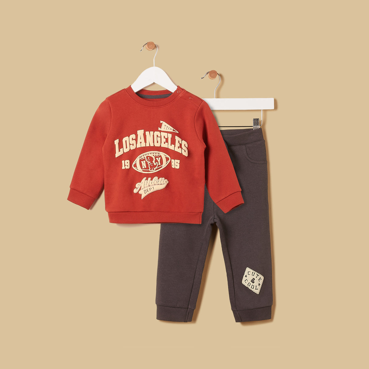 Los Angeles Print Sweatshirt and Joggers Set