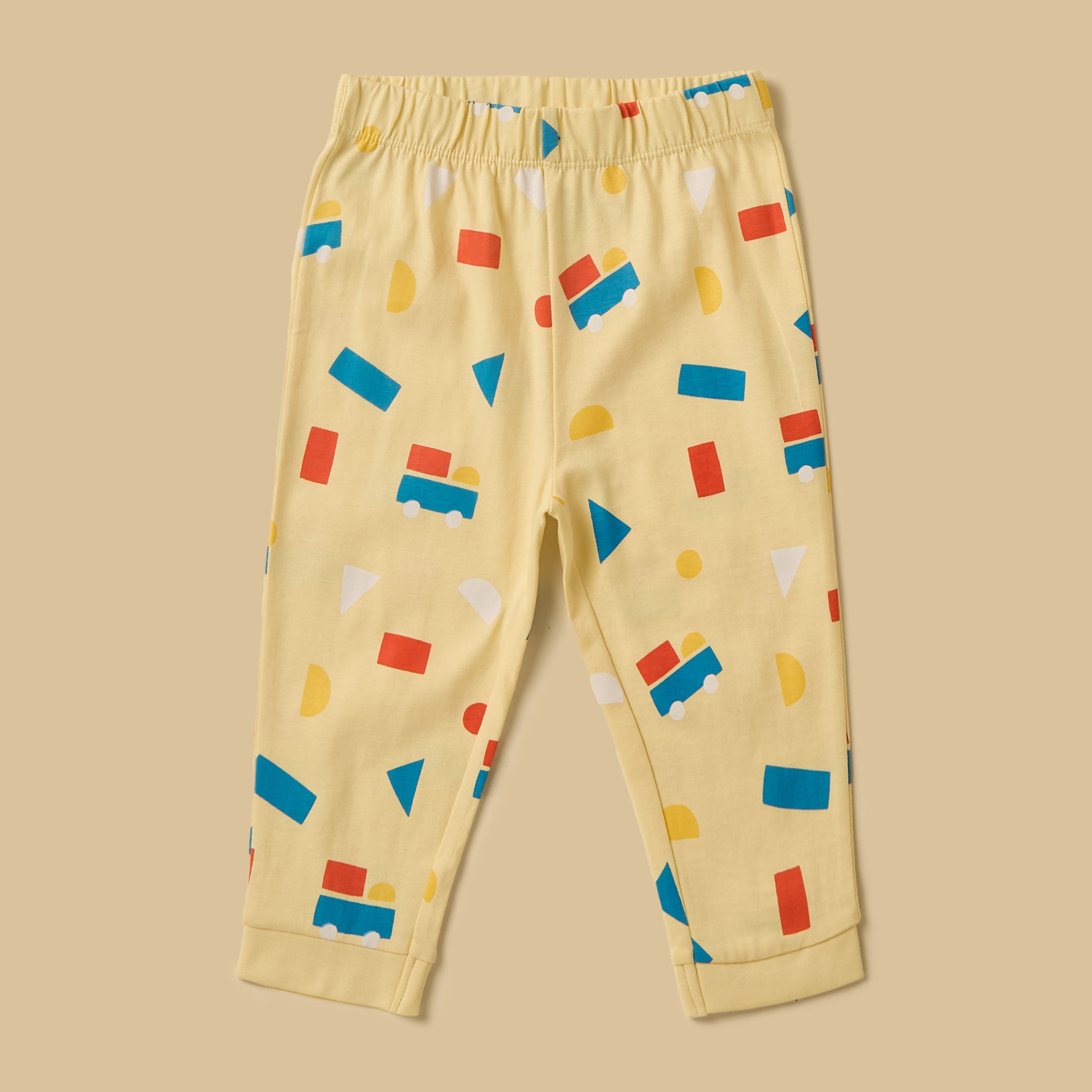 Pack of 2 - Shape Print Cotton Pyjama Set