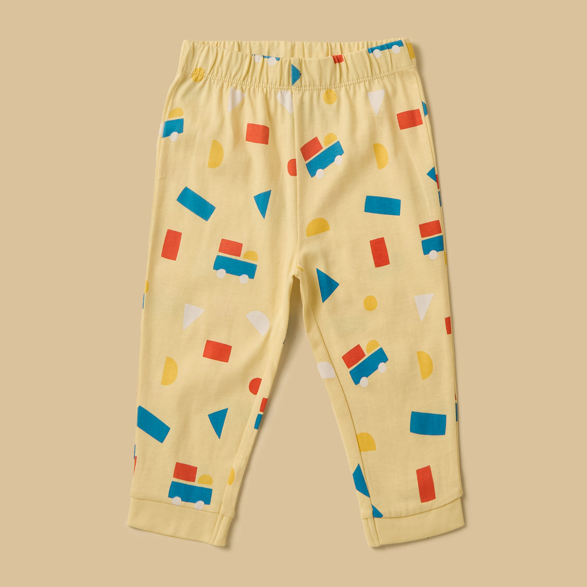 Pack of 2 - Shape Print Cotton Pyjama Set