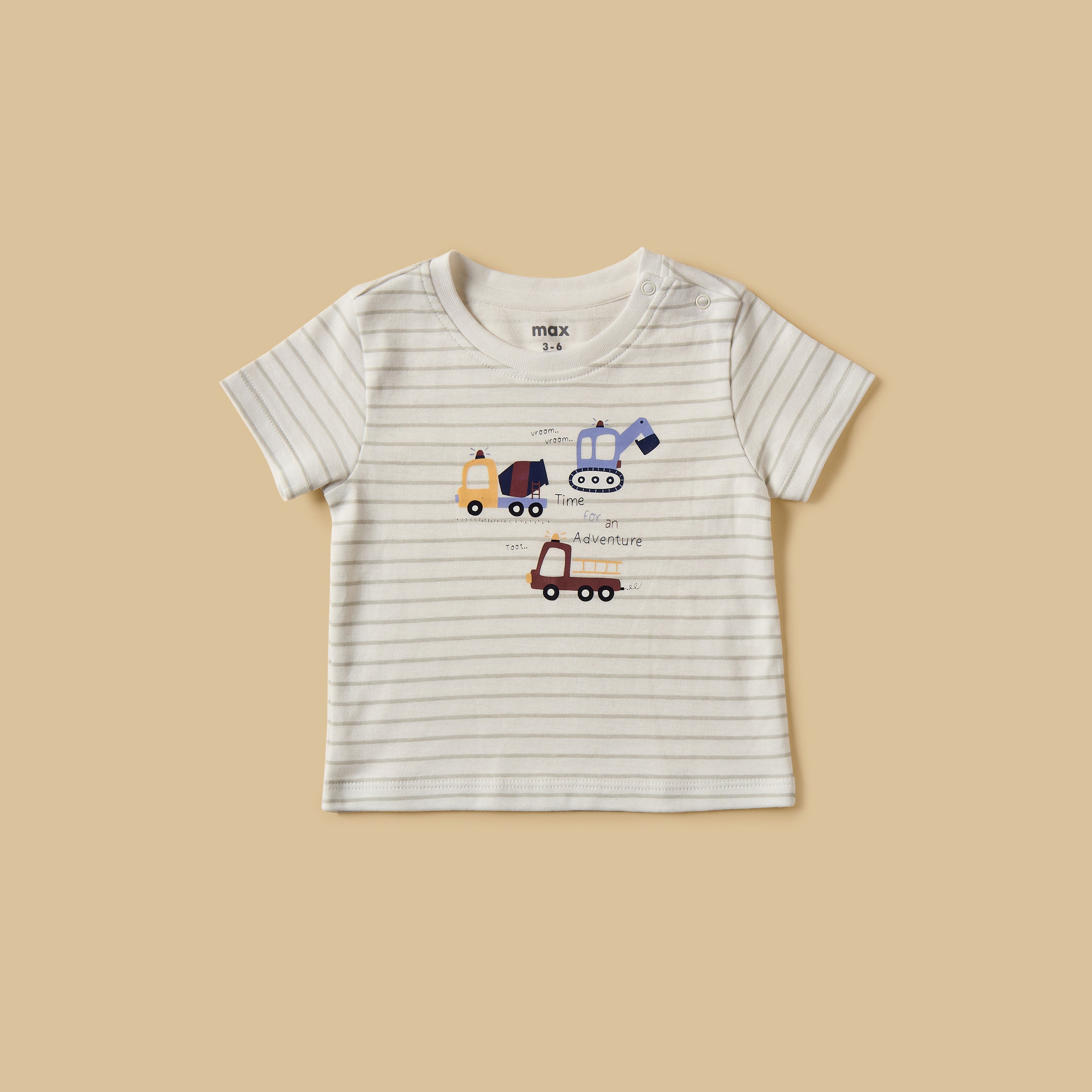 Pack of 2 - Printed Cotton Pyjama Set