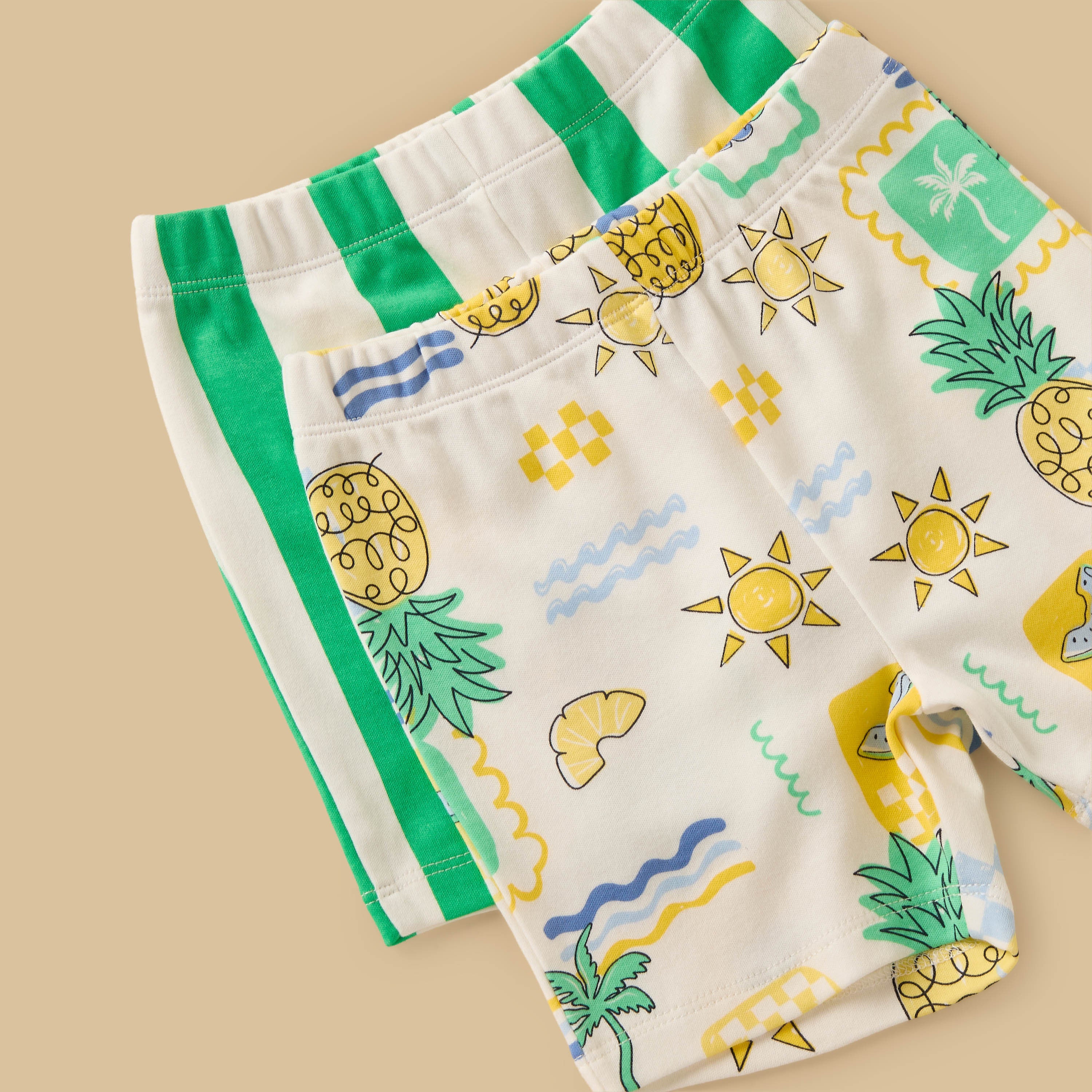 Pack of 2 - Printed Shorts Set