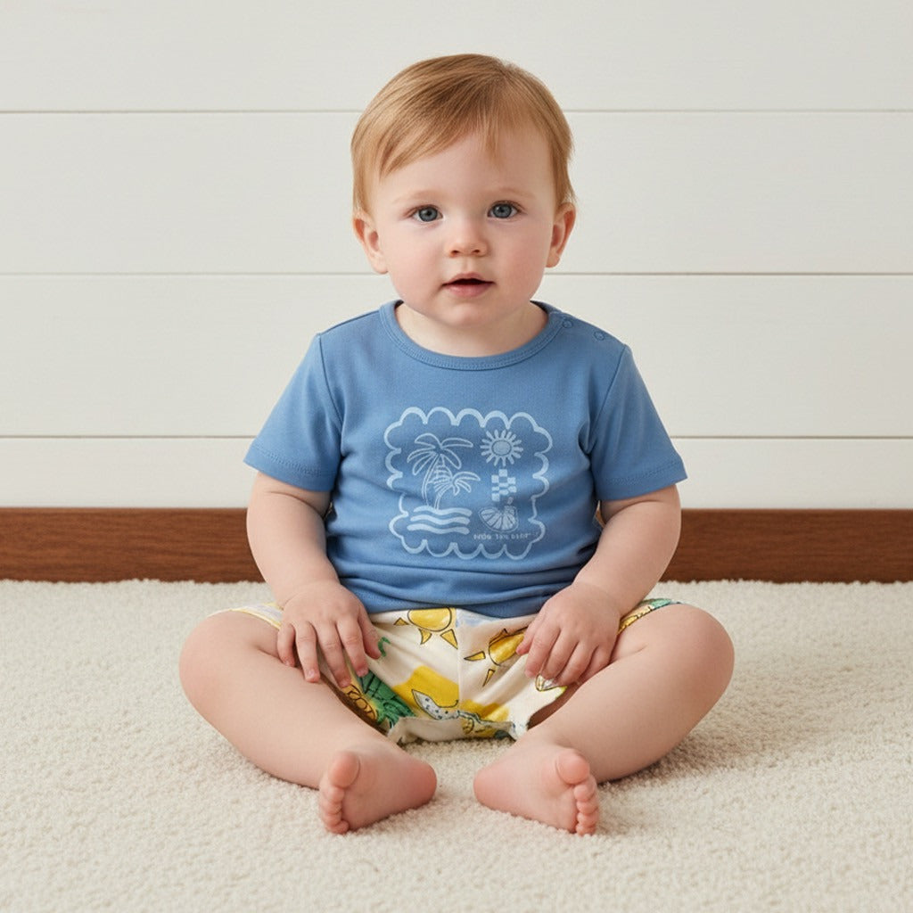 Pack of 2 - Printed Shorts Set