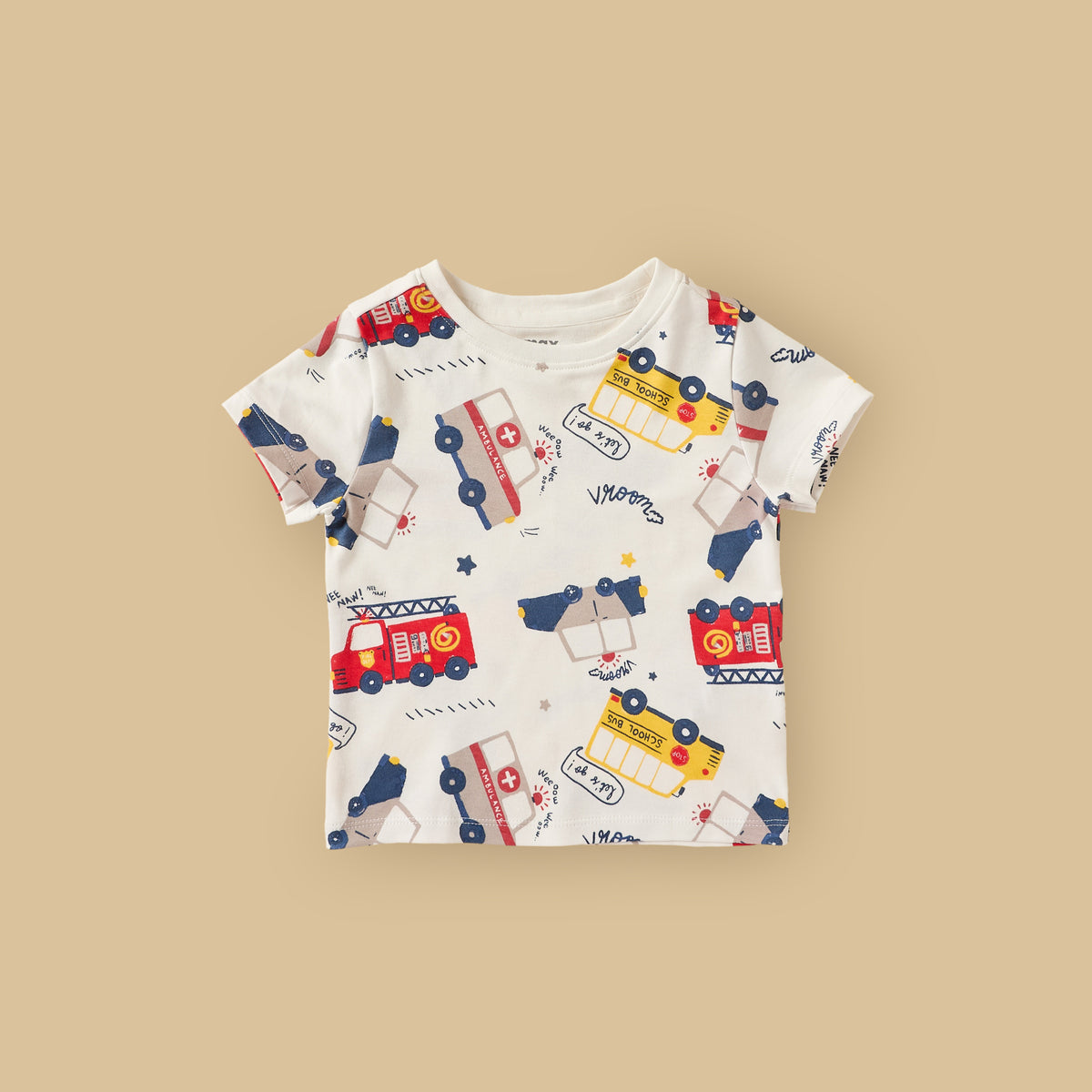 Pack of 2 - Transport Print Cotton Pyjama Set