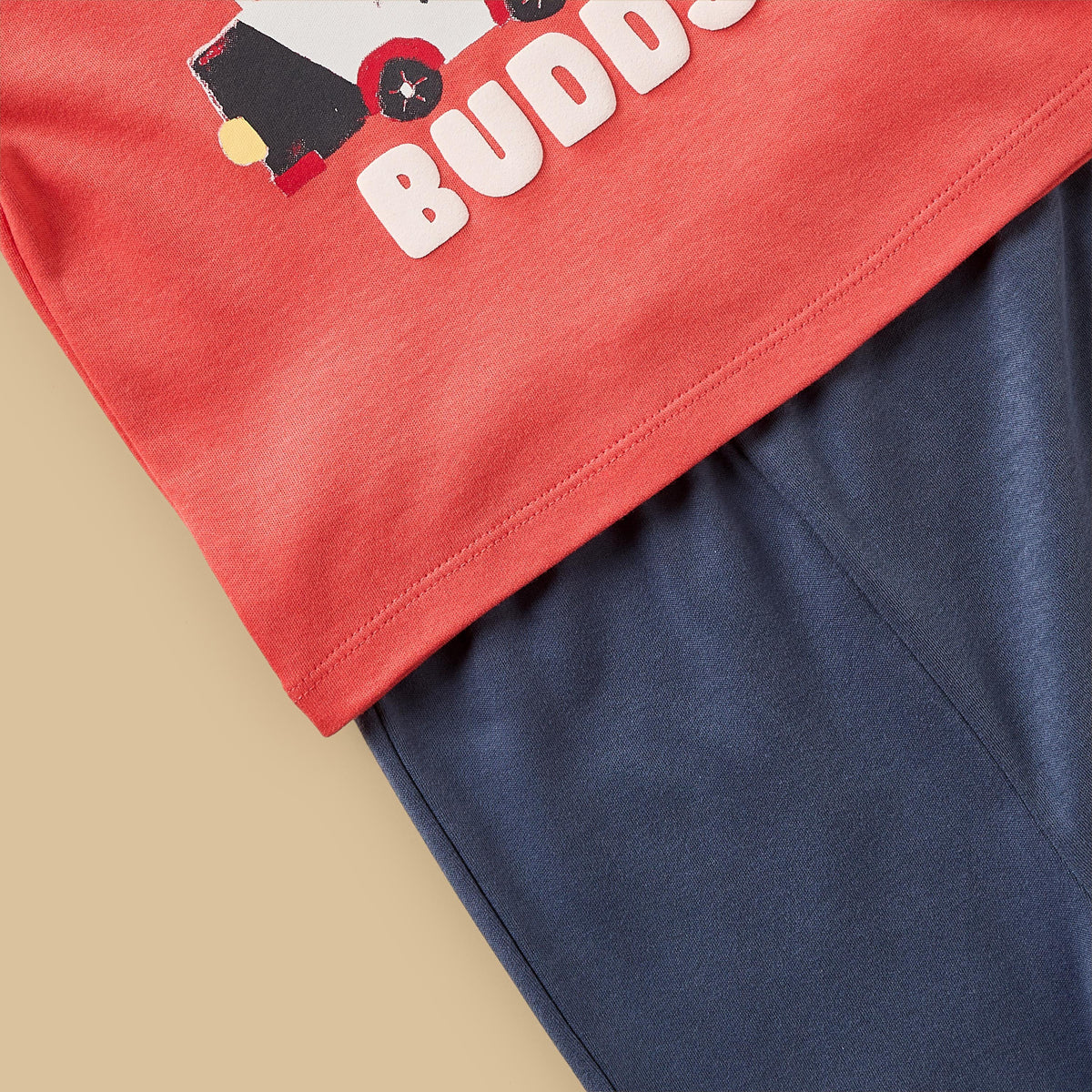 Pack of 2 - Transport Print Cotton Pyjama Set