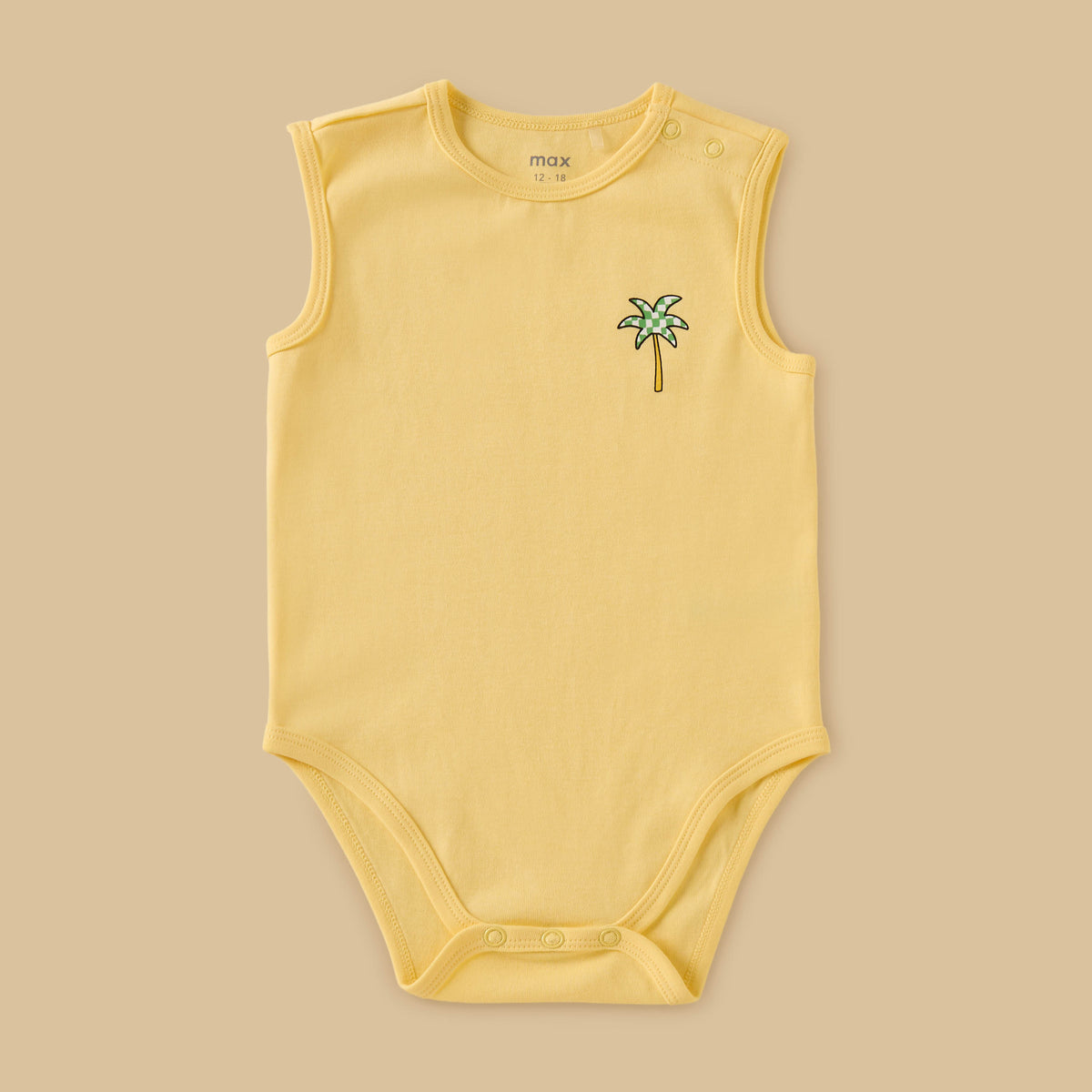 Pack of 3 - Printed Sleeveless Bodysuit