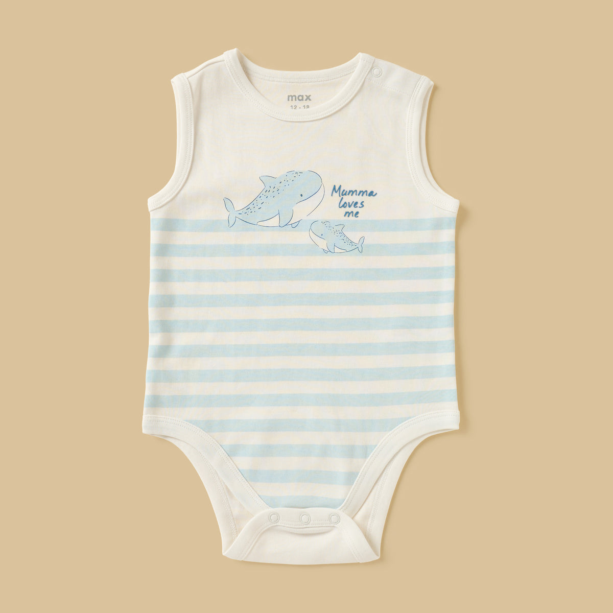 Pack of 3 - Printed Sleeveless Cotton Bodysuit