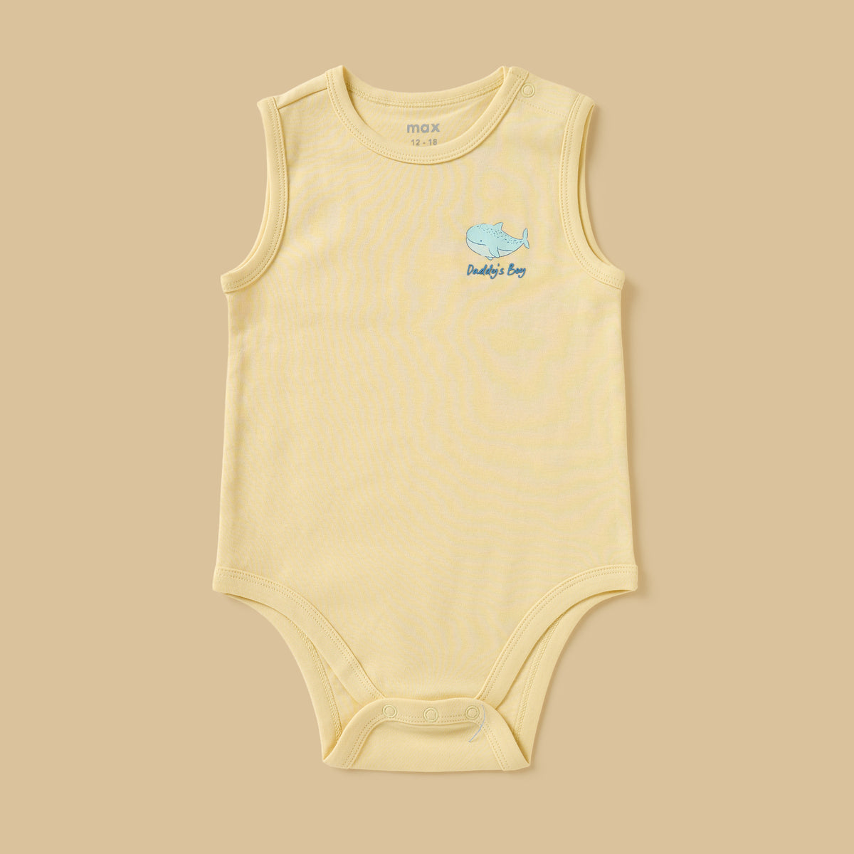 Pack of 3 - Printed Sleeveless Cotton Bodysuit