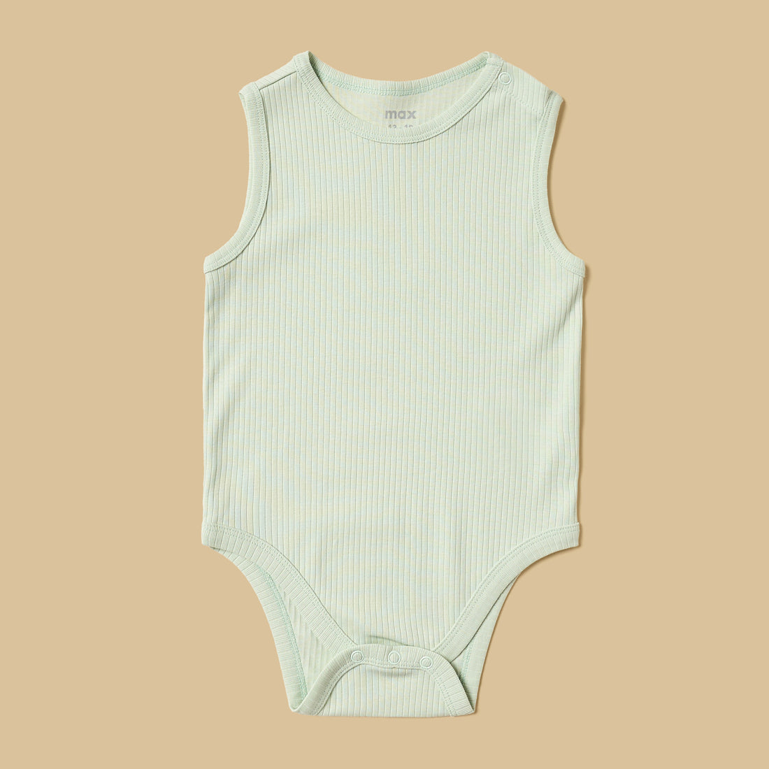 Pack of 5 - Ribbed Sleeveless Cotton Bodysuit