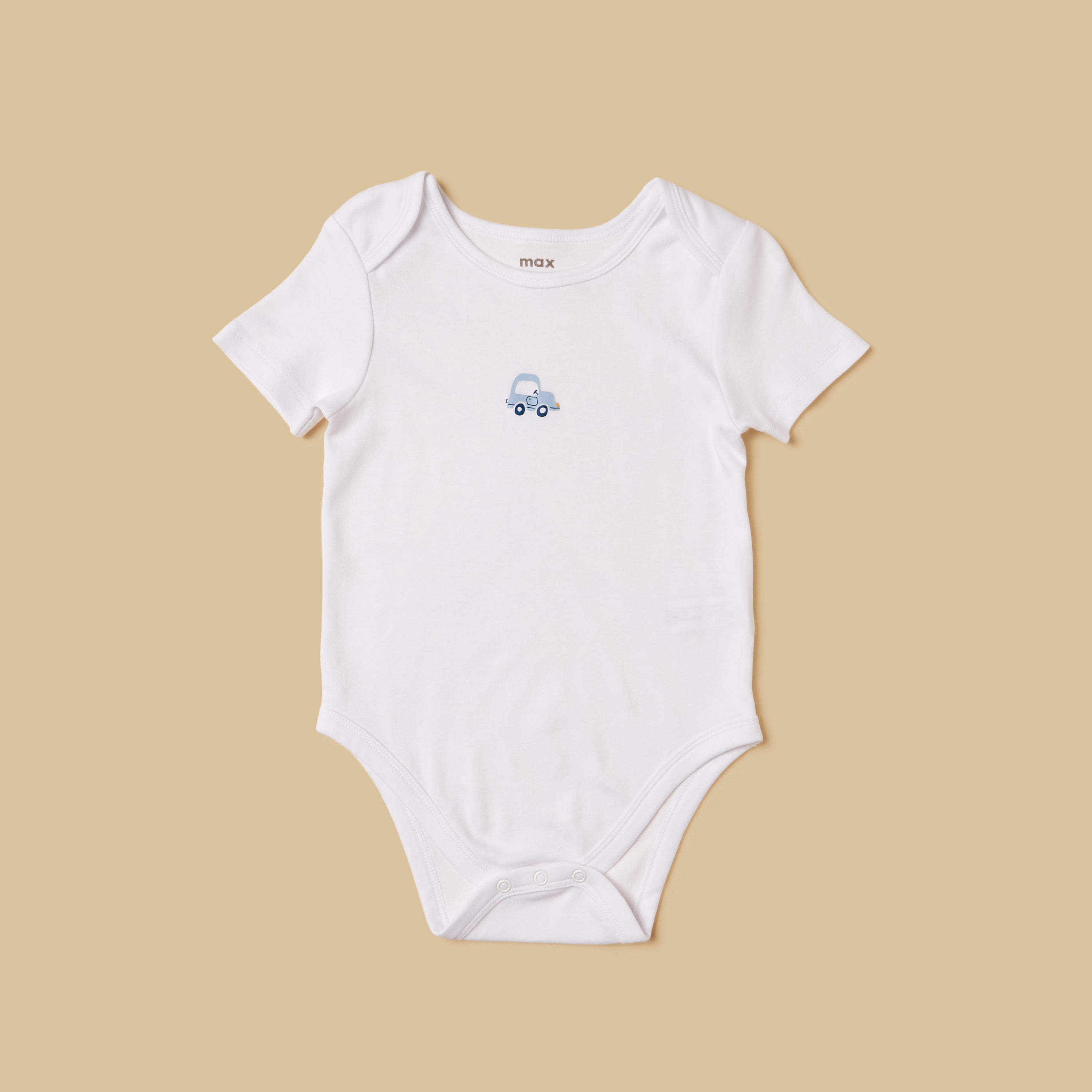 Pack of 5 - Vehicle Print Cotton Bodysuit