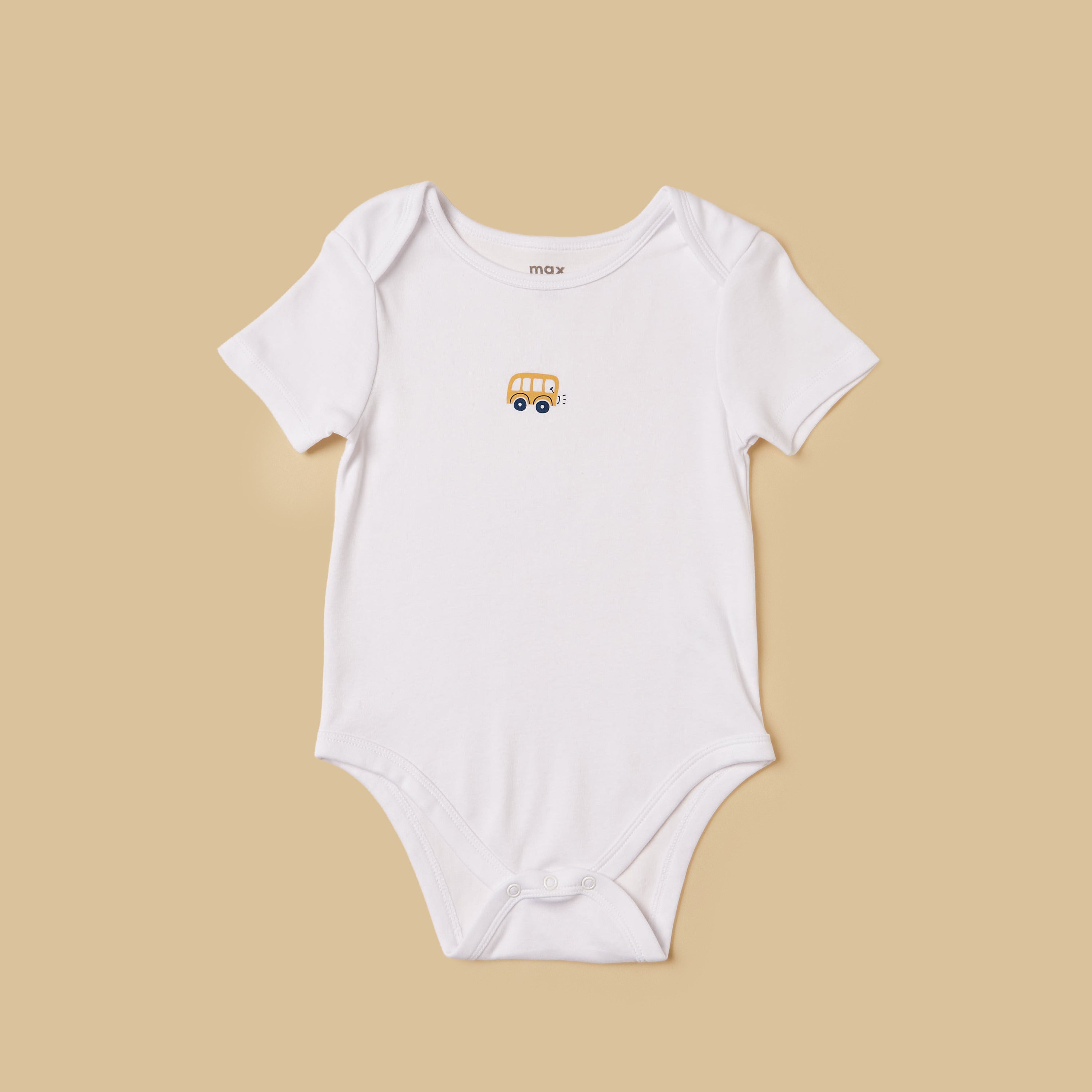 Pack of 5 - Vehicle Print Cotton Bodysuit