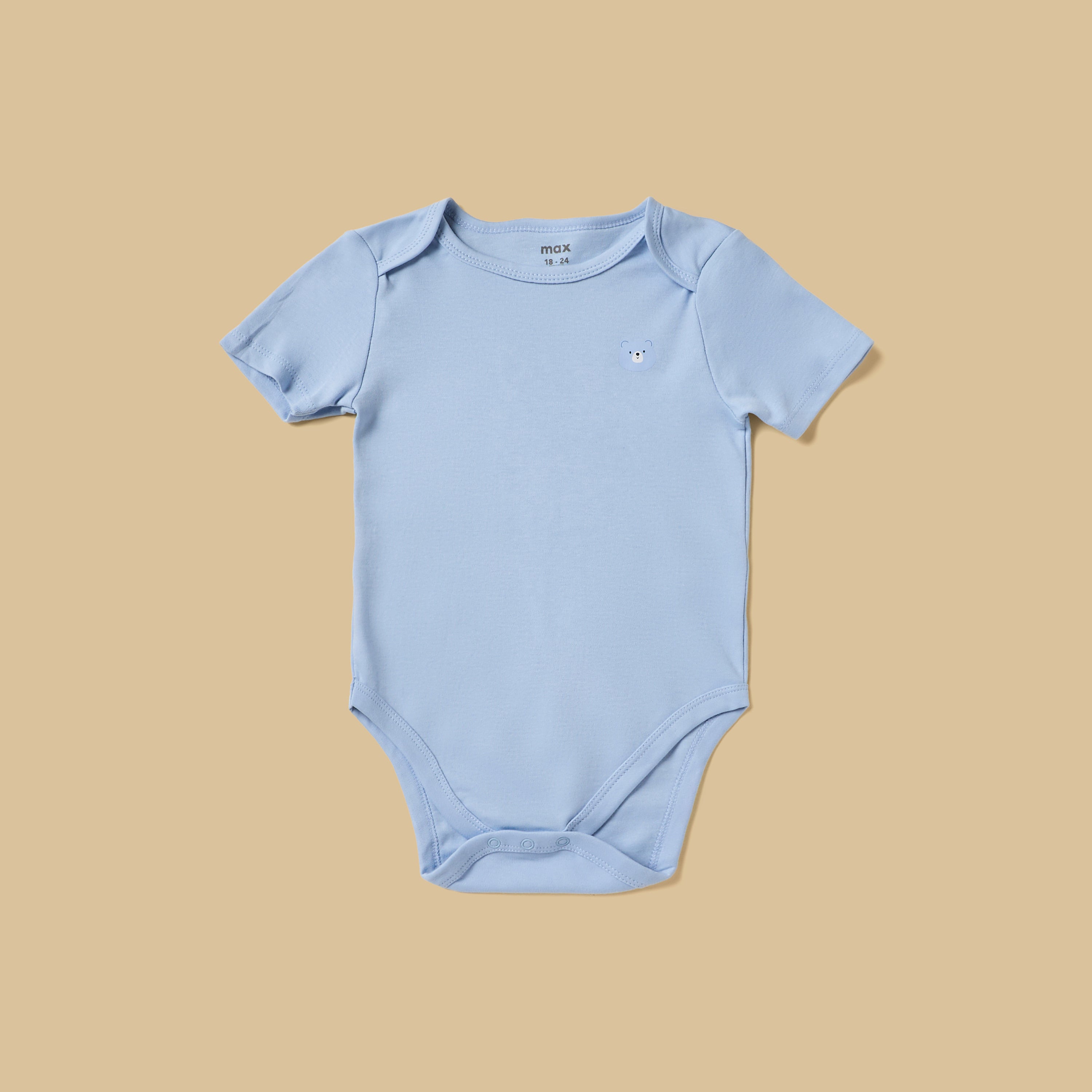 Pack of 5 - Bear Print Cotton Bodysuit
