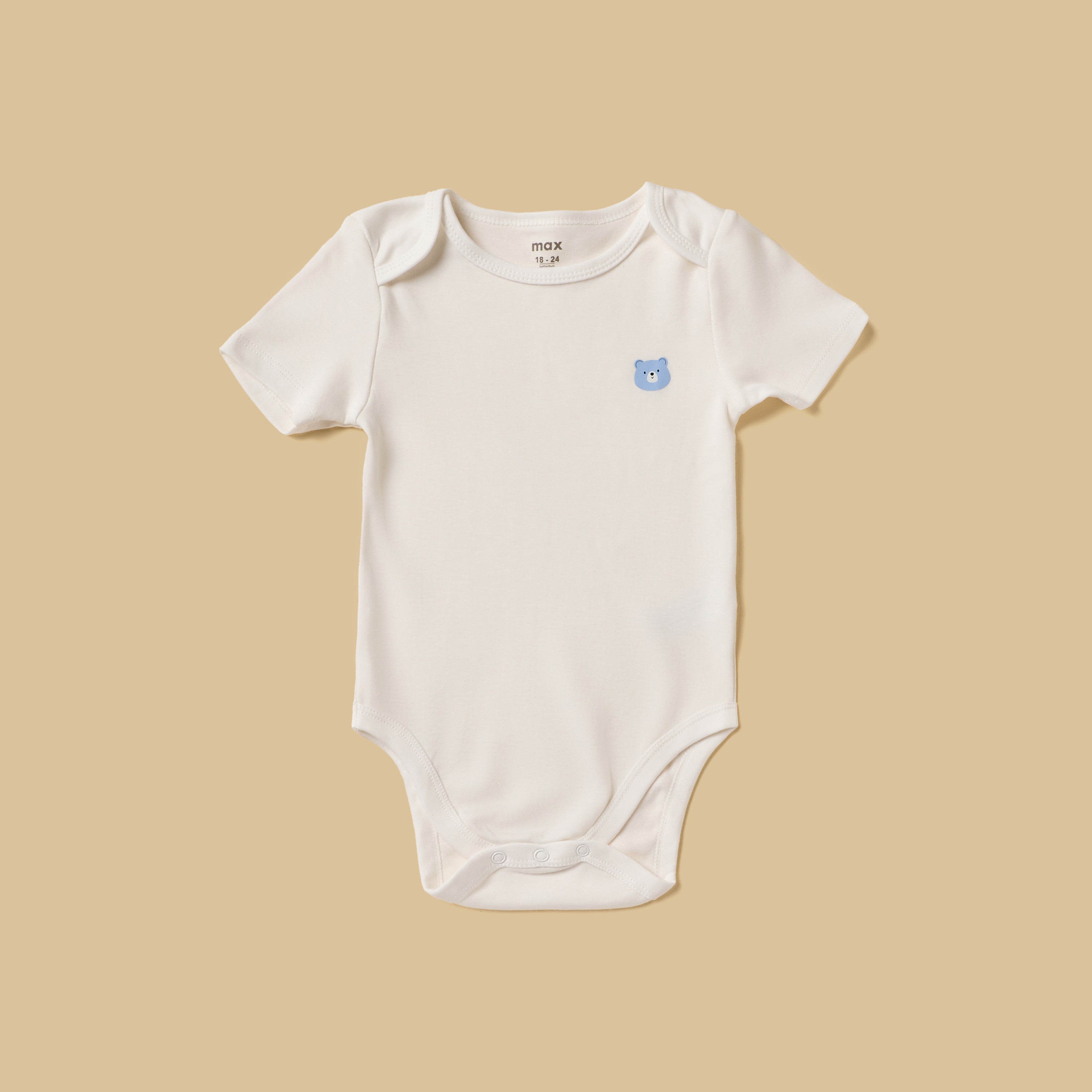 Pack of 5 - Bear Print Cotton Bodysuit