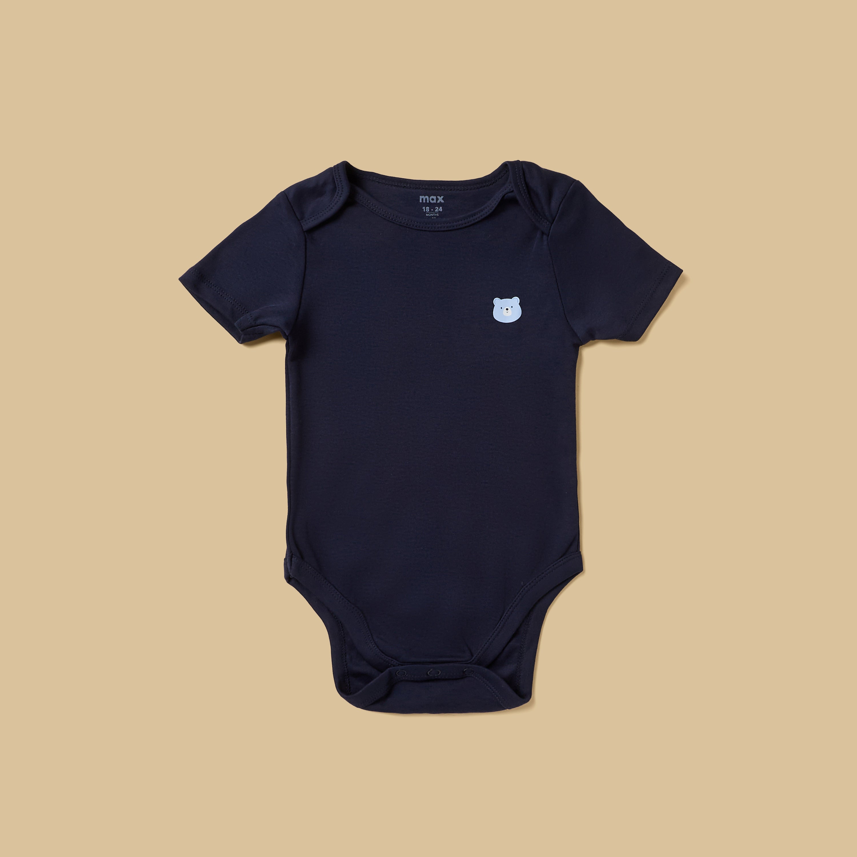 Pack of 5 - Bear Print Cotton Bodysuit