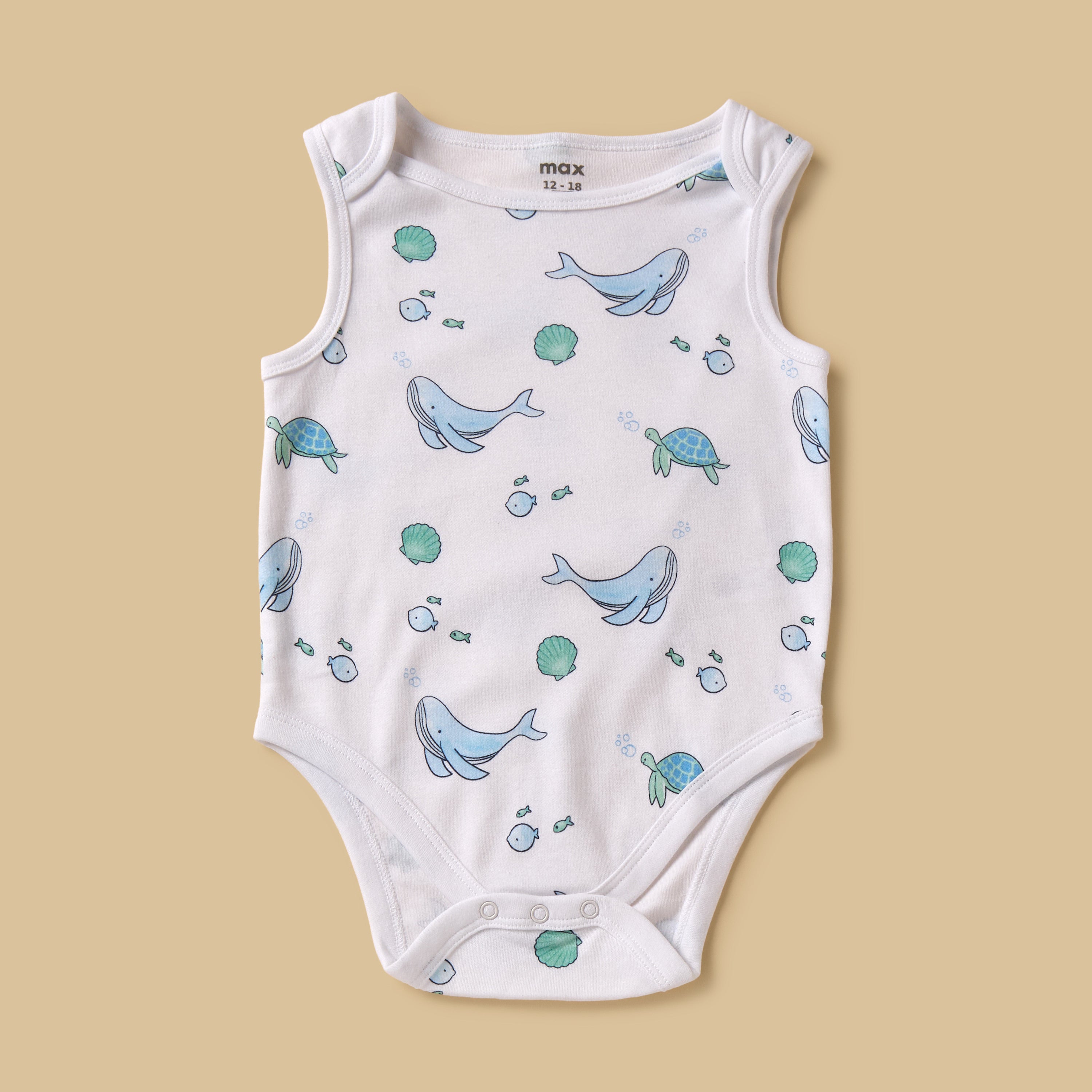 Pack of 5 - Assorted Sleeveless Bodysuit