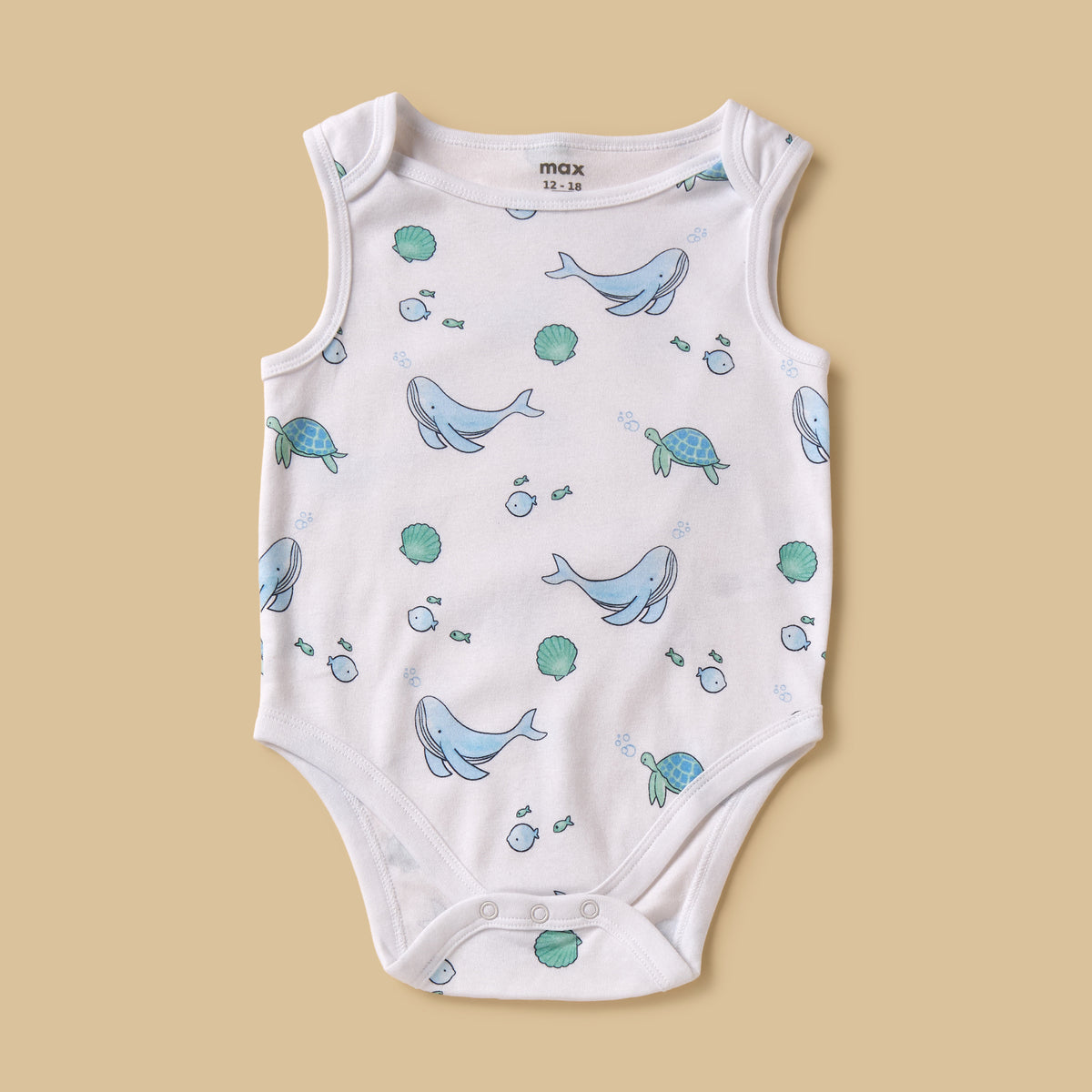 Pack of 5 - Assorted Sleeveless Bodysuit