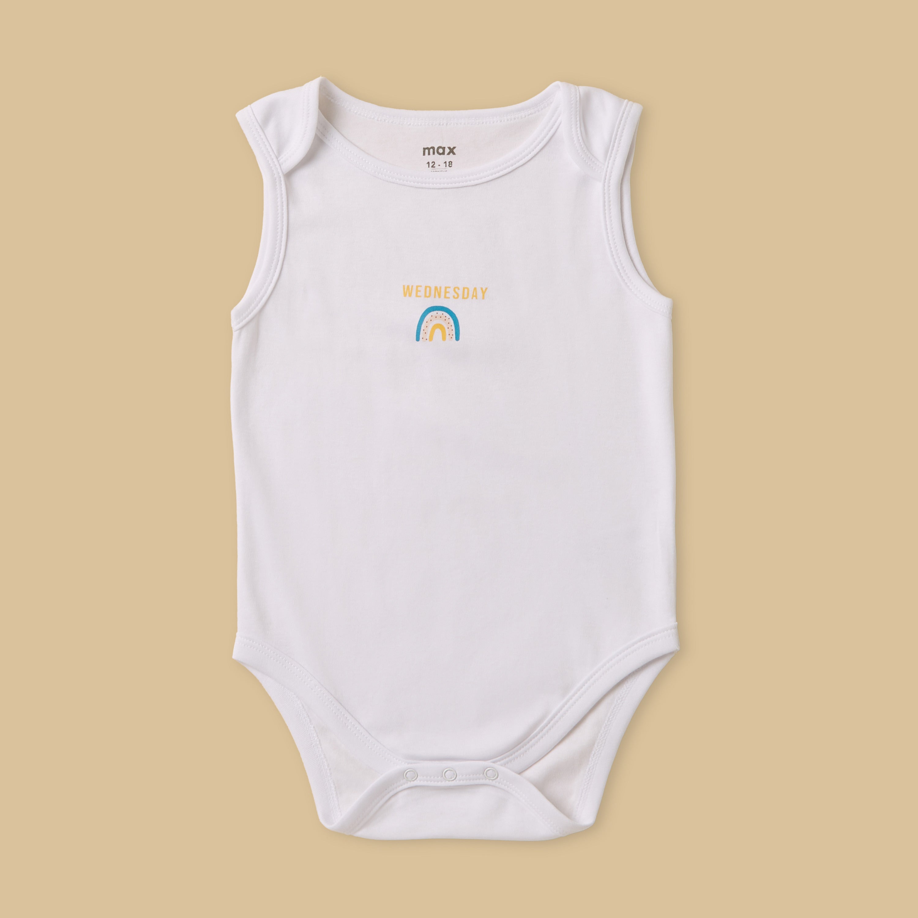 Pack of 7 - Printed Cotton Bodysuit