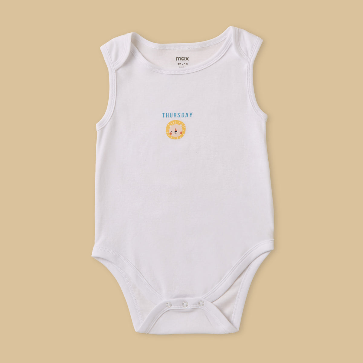 Pack of 7 - Printed Cotton Bodysuit