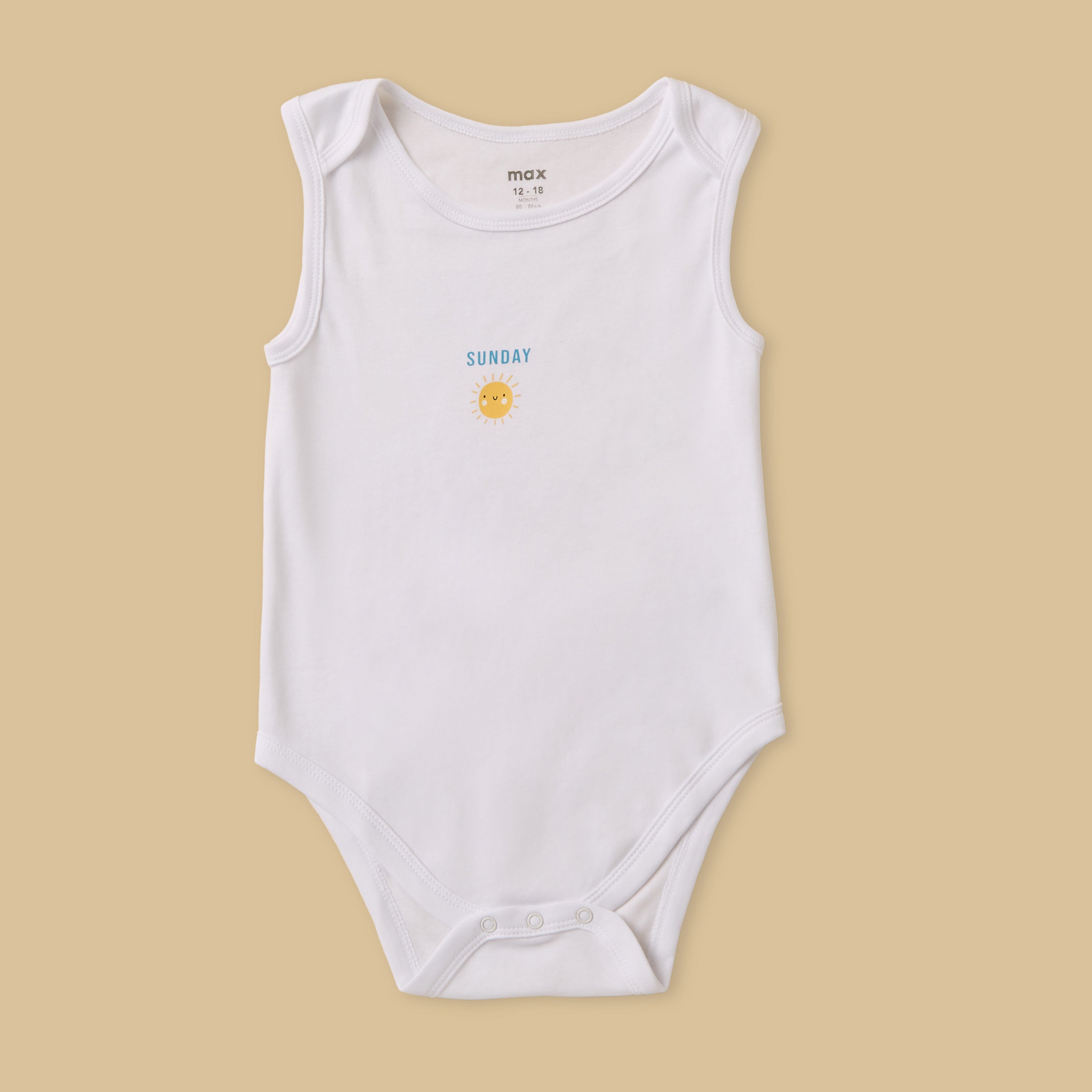 Pack of 7 - Printed Cotton Bodysuit