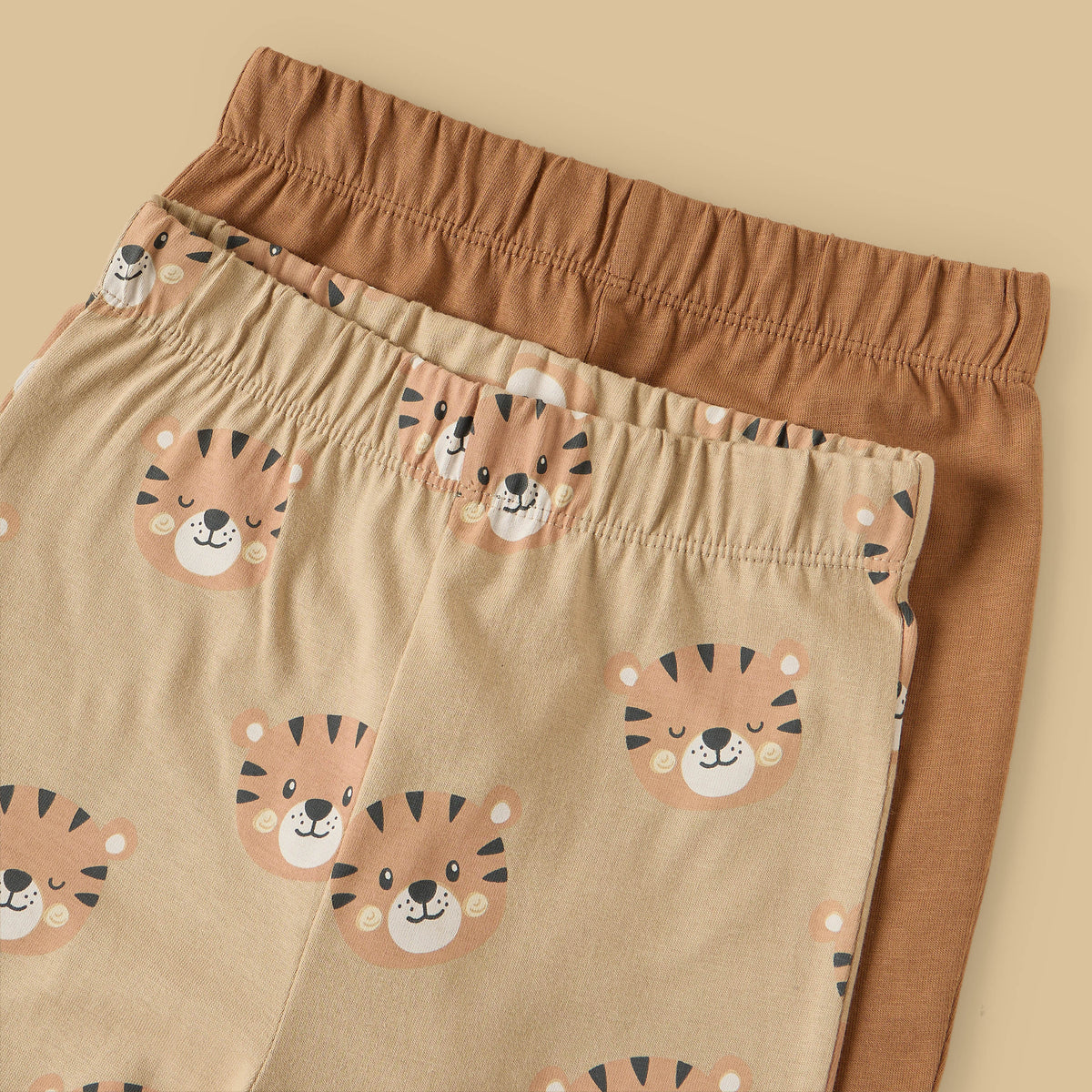 Pack of 2 - Tiger Print Cotton Pyjama Set