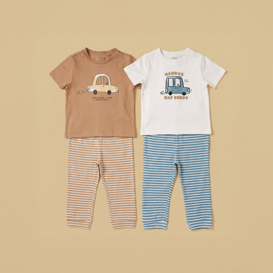 Pack of 2 - Printed Pyjama Set - Multicolour / 12-18 mths