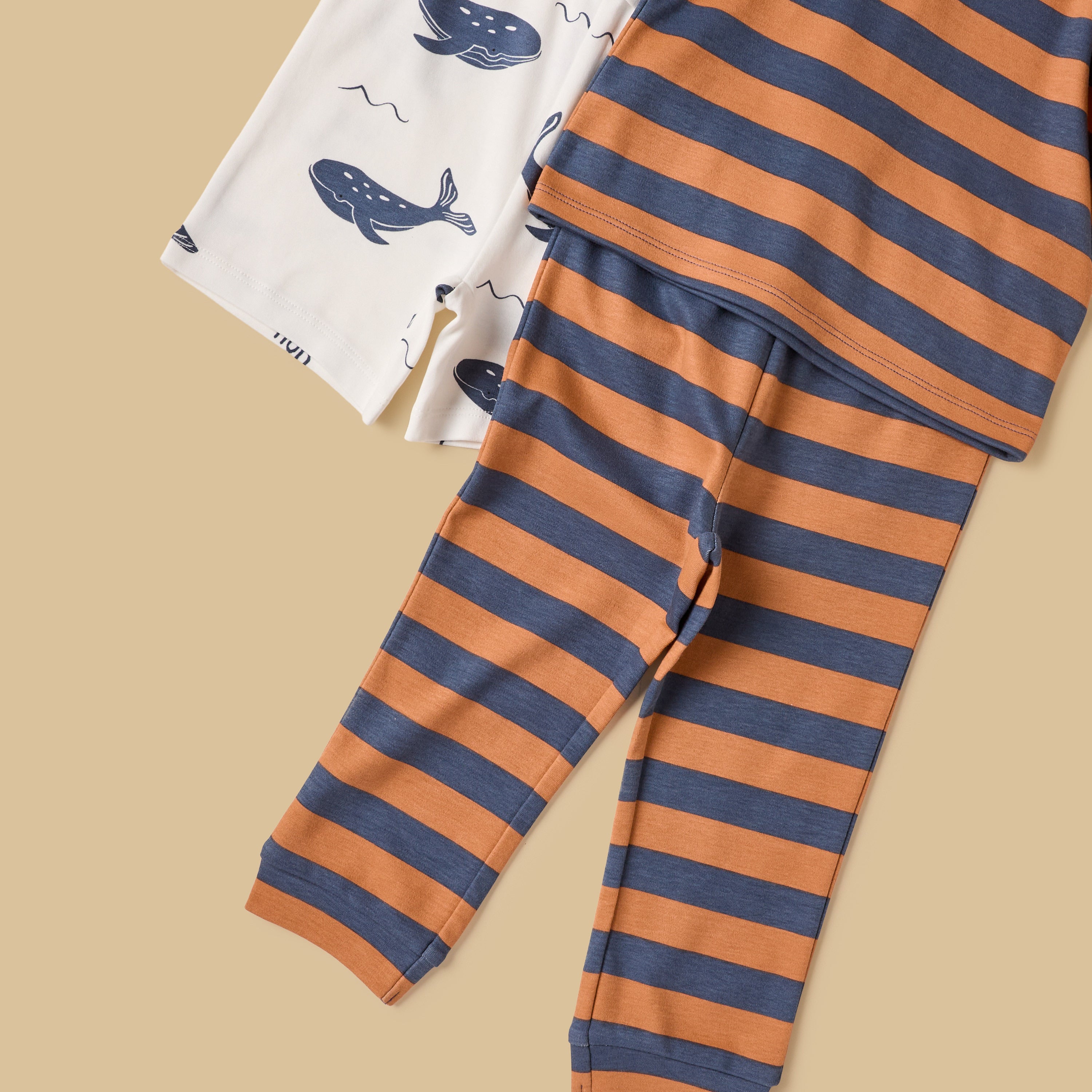 Pack of 2 - Printed Cotton Pyjama Set