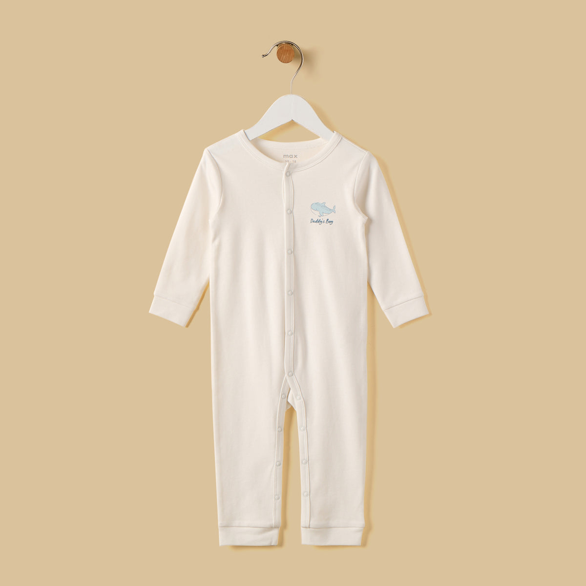 Pack of 2 - Whale Print Cotton Sleepsuit