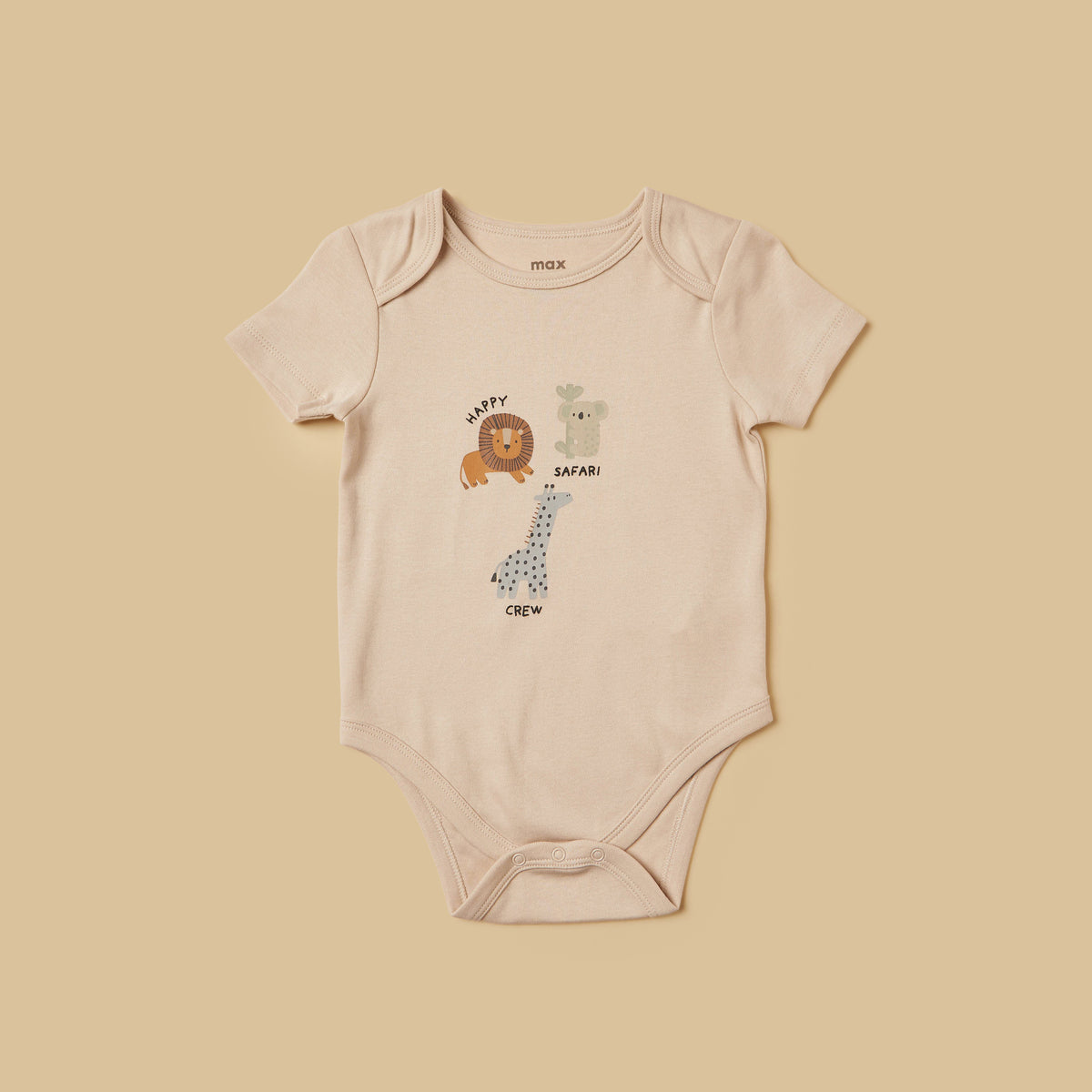 Pack of 3 - Animal Print Cotton Bodysuit