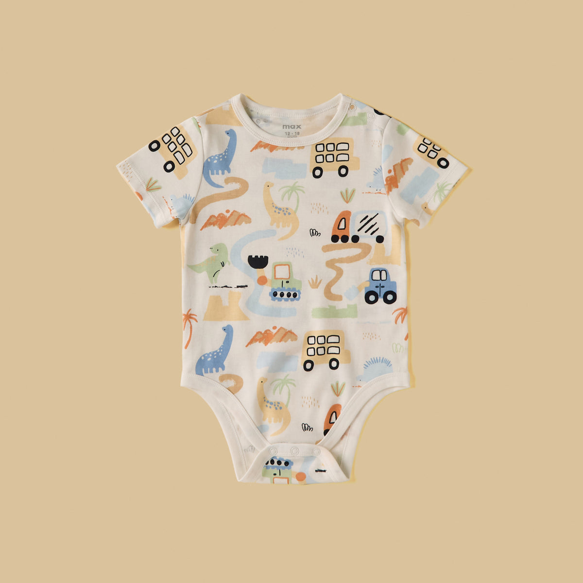 Pack of 3 - Printed Bodysuit