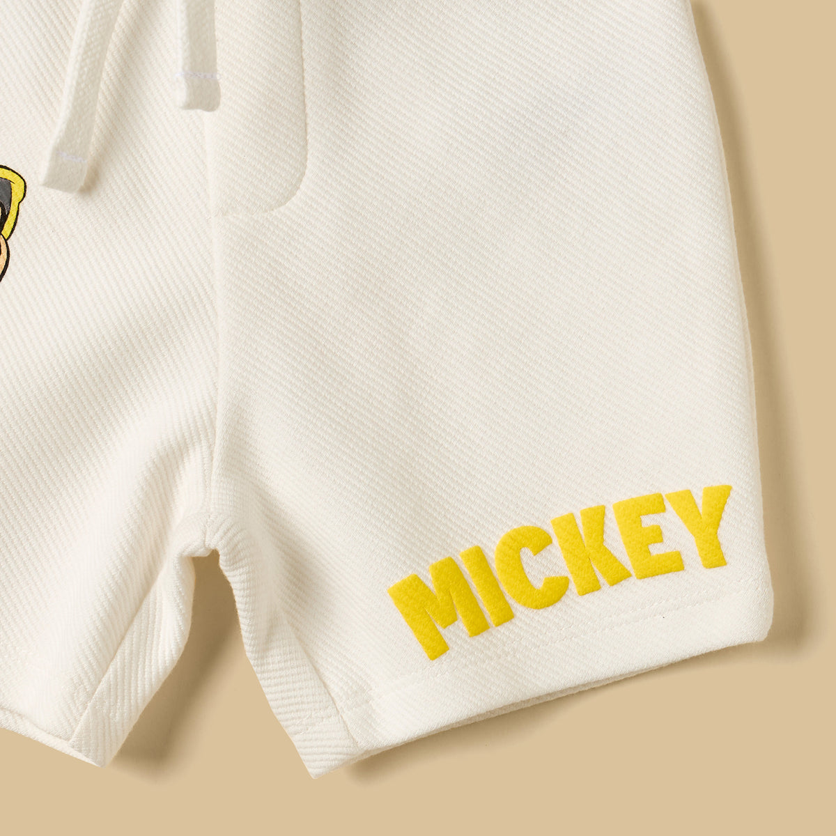 Mickey Mouse and Donald Duck Print Cotton T-shirt and Shorts Set