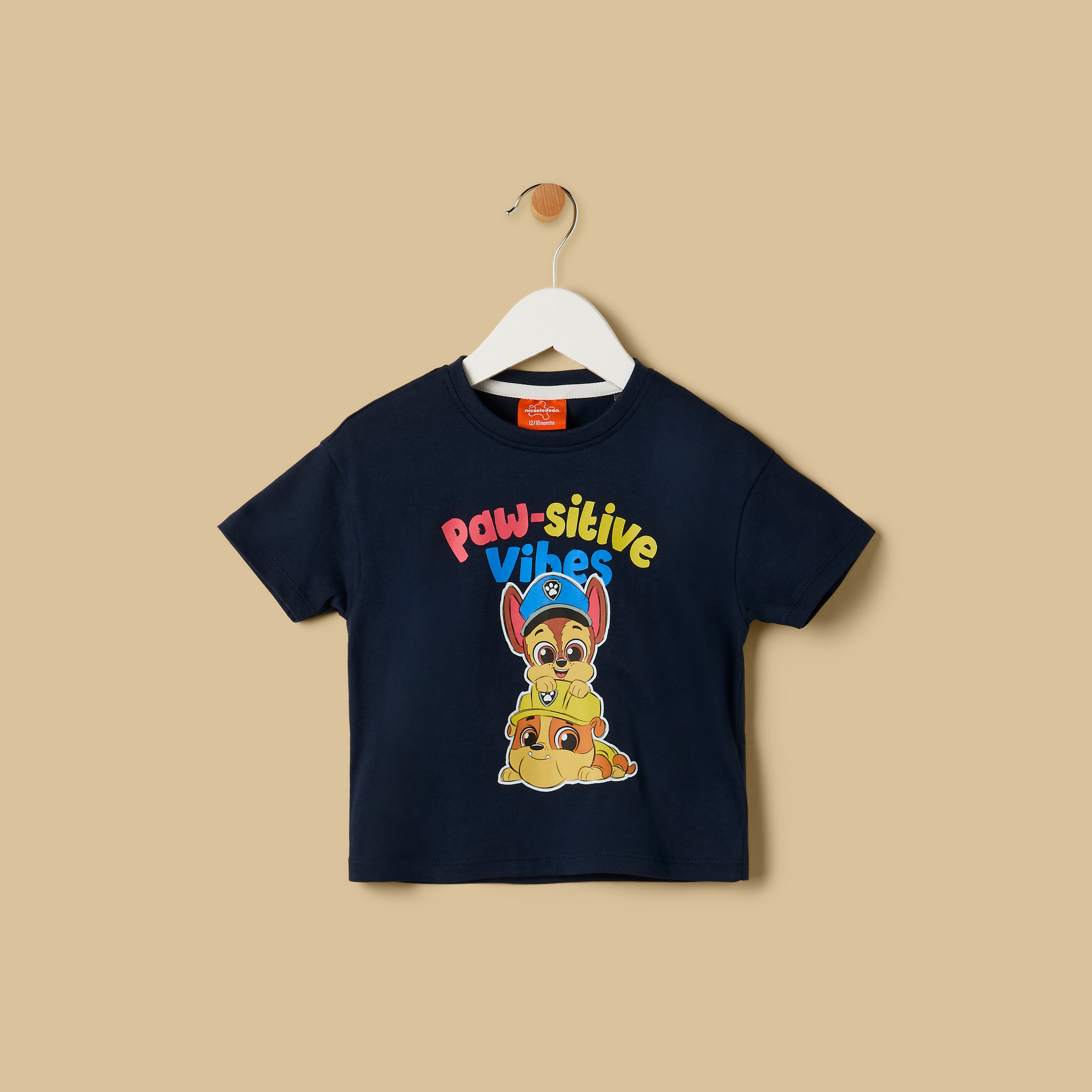PAW Patrol Print Cotton T-shirt and Shorts Set