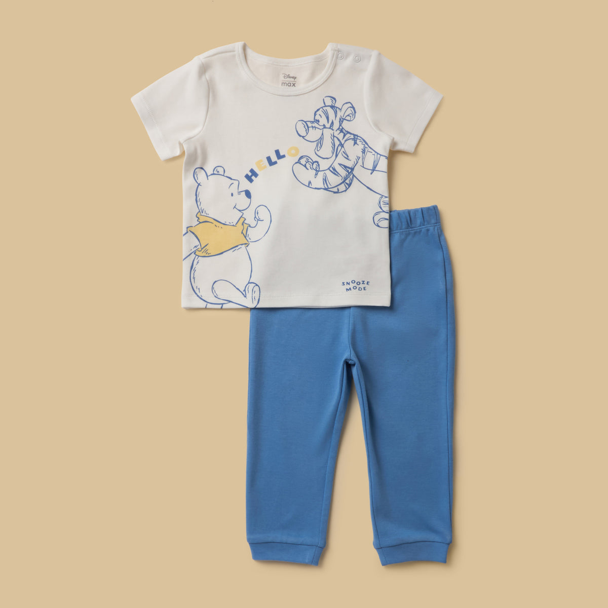 Pack of 2 - Winnie the Pooh Print Cotton Pyjama Set