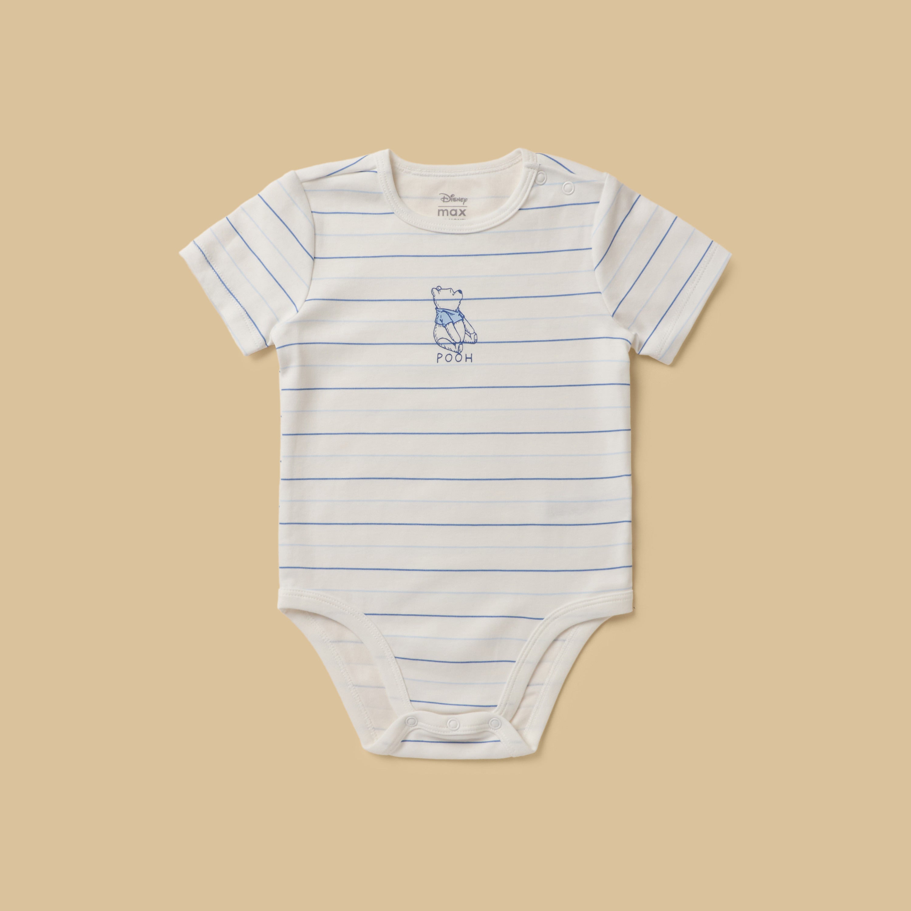 Pack of 3 - Winnie the Pooh Print Cotton Bodysuit