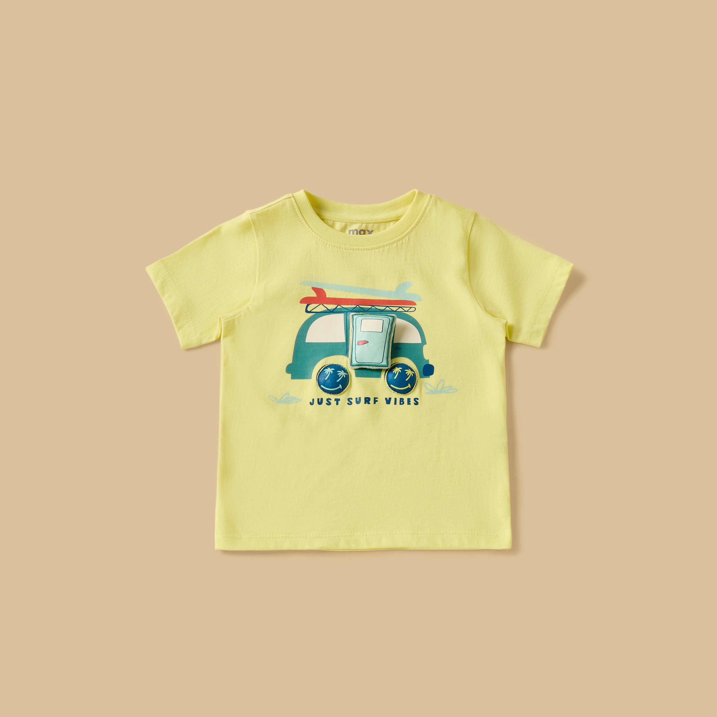 Printed Cotton T-shirt with Shirt and Shorts Set