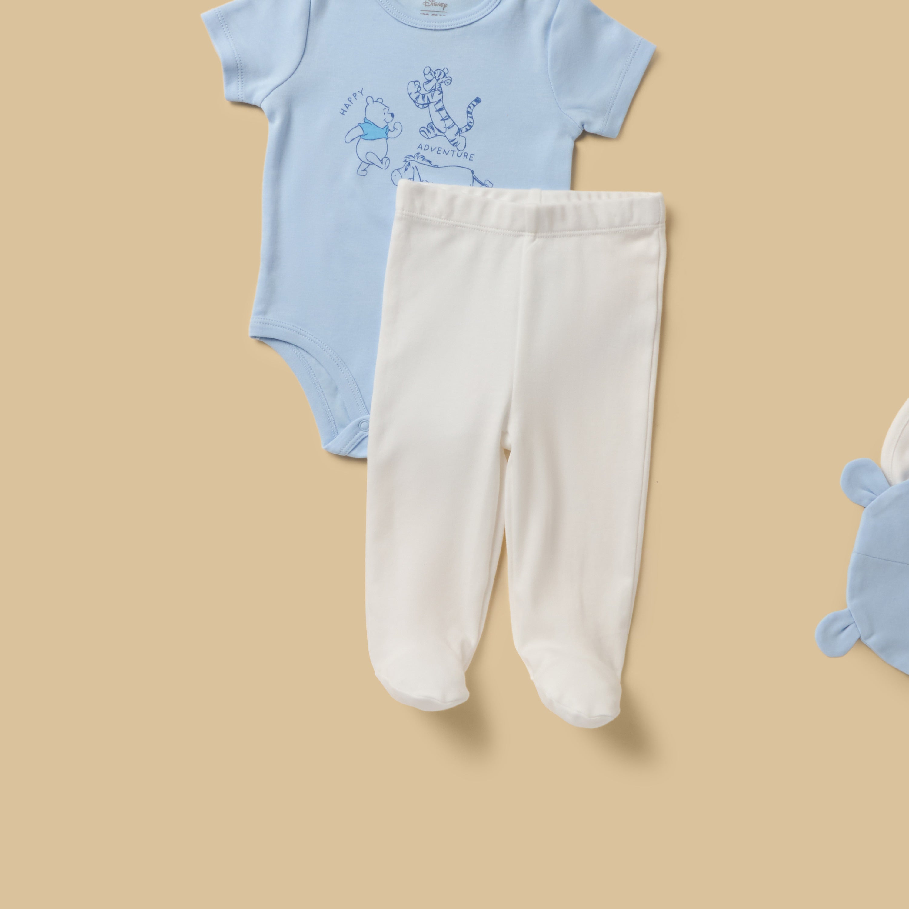 Winnie the Pooh Print 6-Piece Cotton Clothing Set