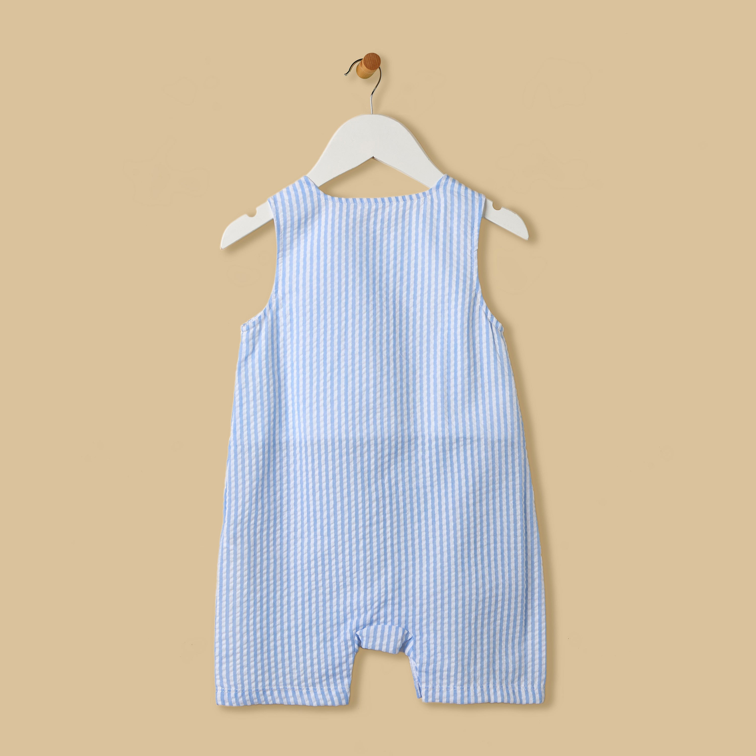 Birthday Embroidered Romper with Crown
