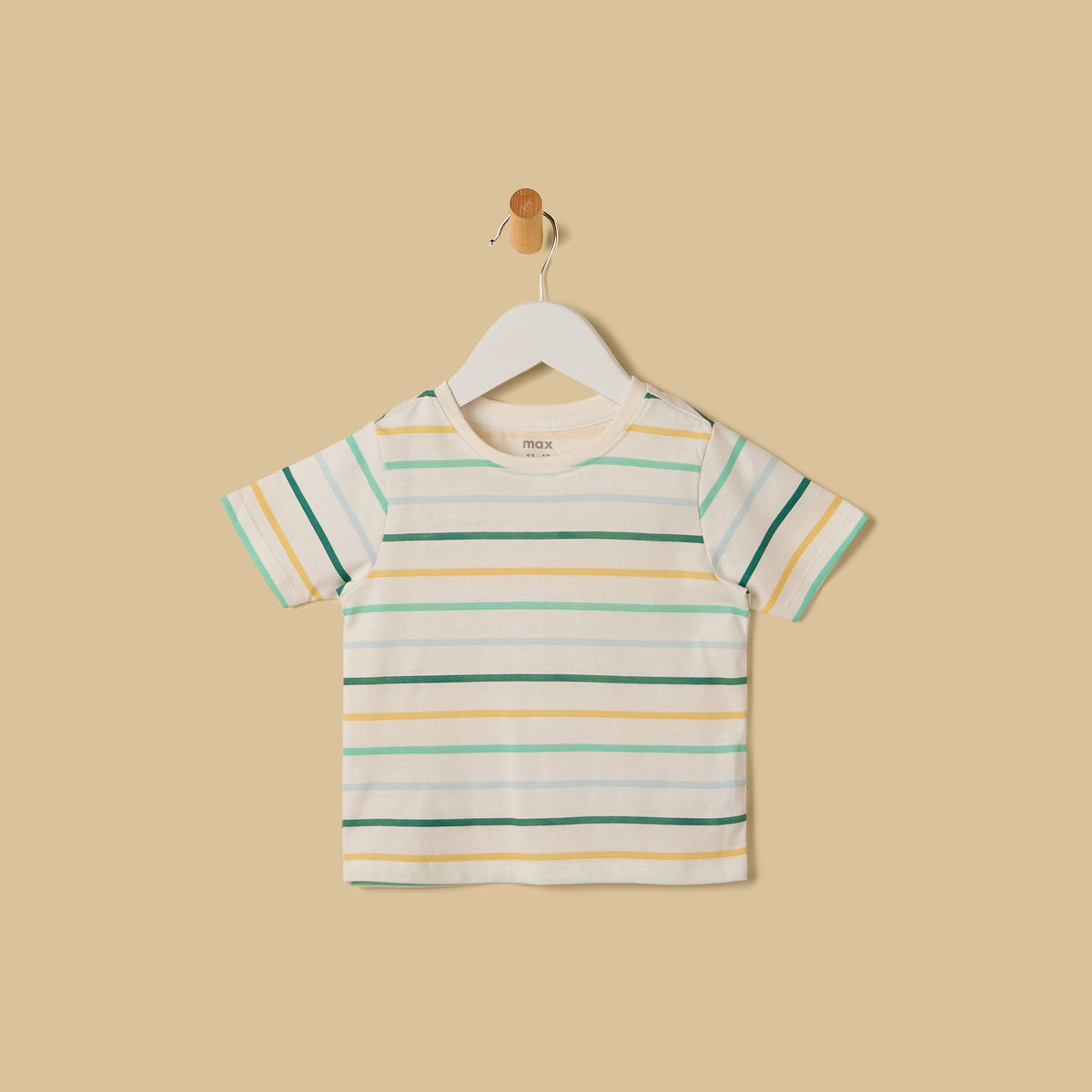 Embroidered Denim Dungaree with Striped T-shirt