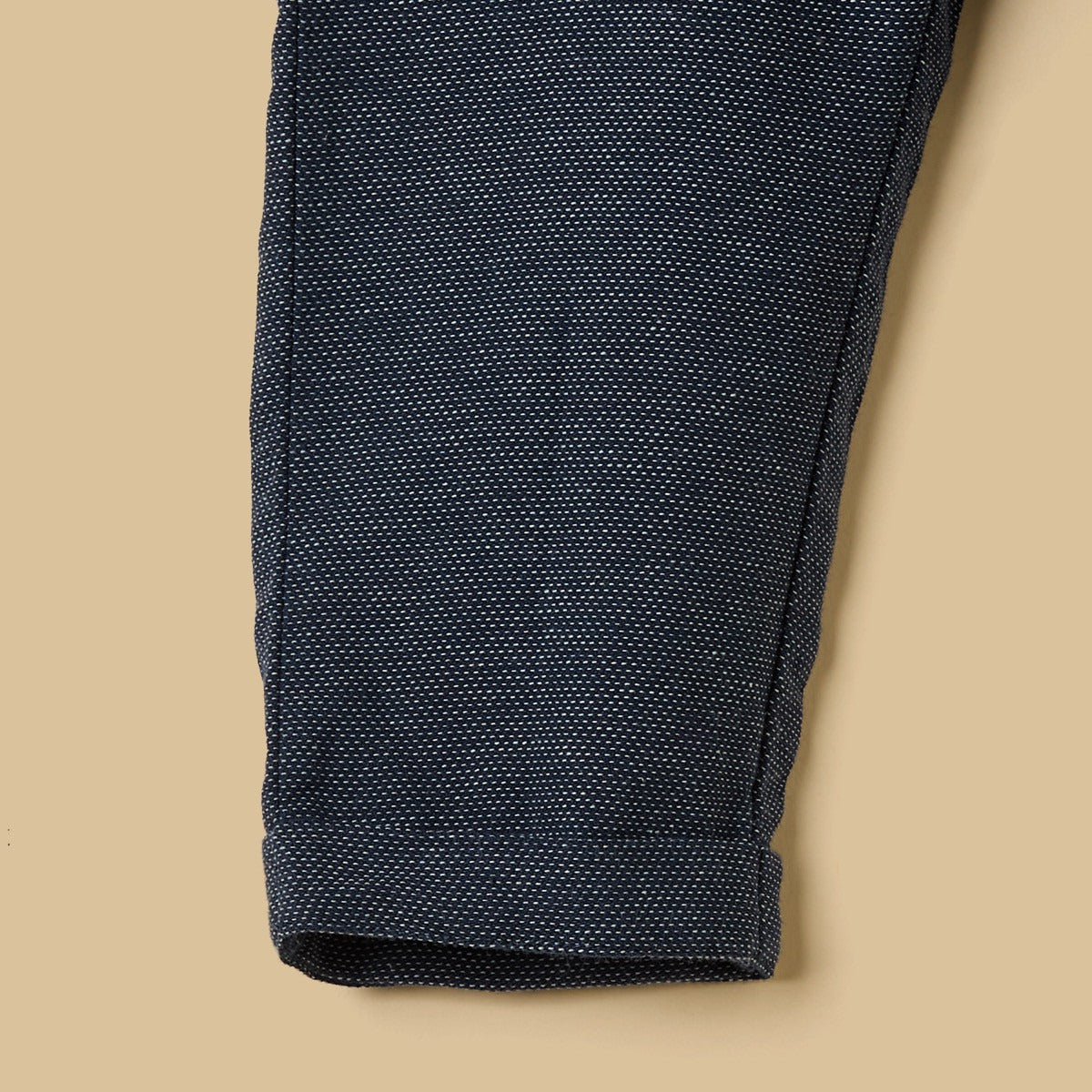 Checked Cotton Shirt and Trousers Set with Suspender