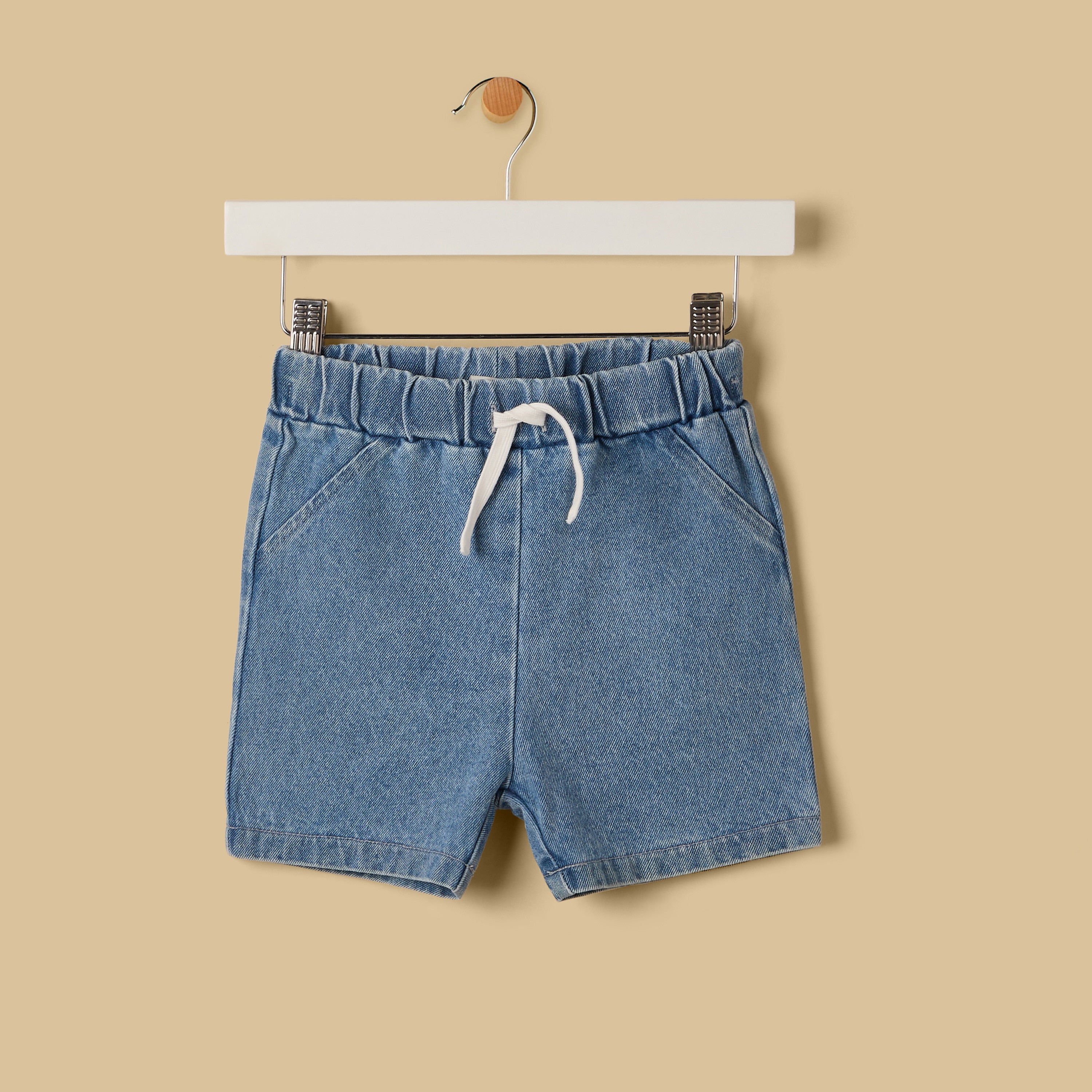Aquatic 3D Applique Cotton T-shirt and Shorts Set