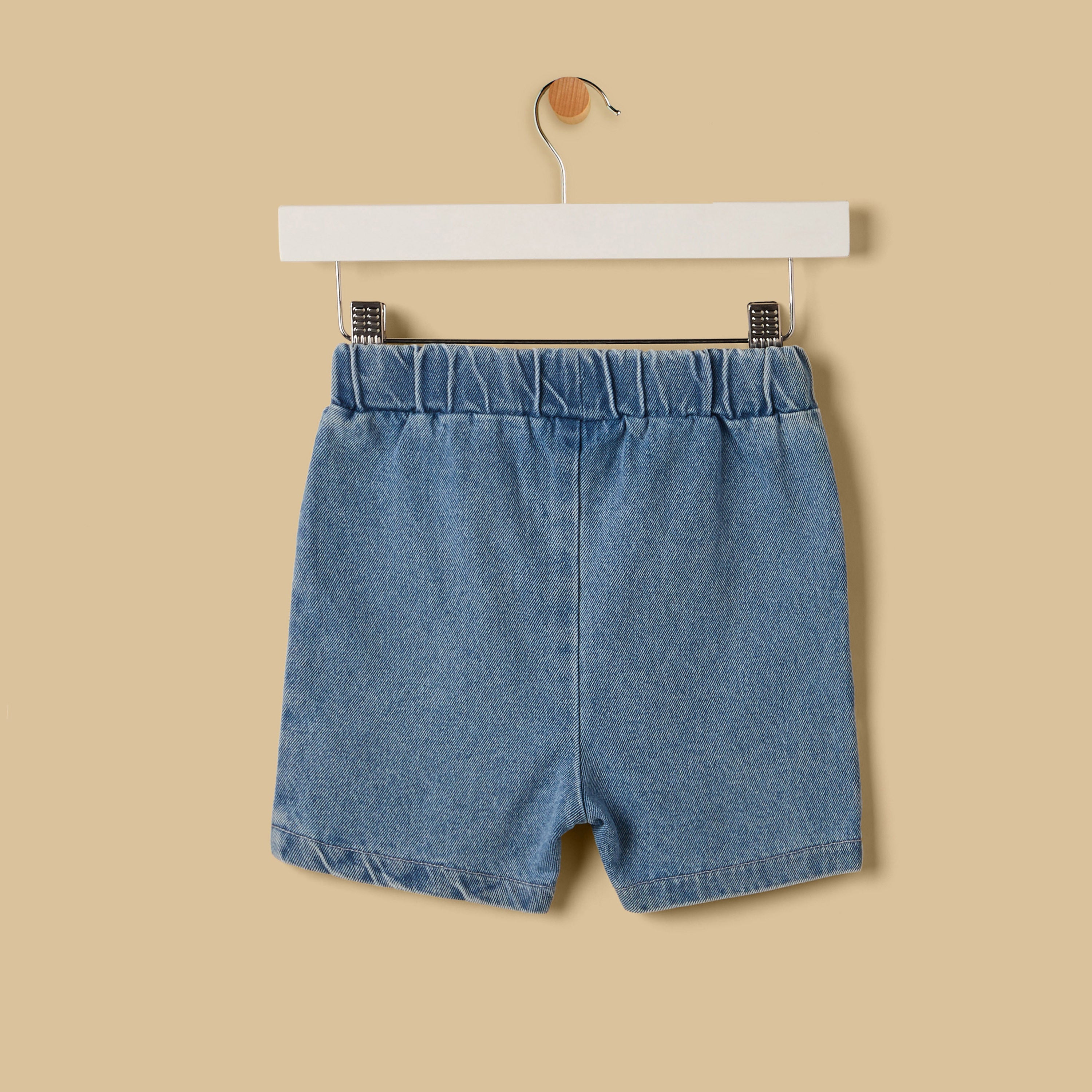 Aquatic 3D Applique Cotton T-shirt and Shorts Set