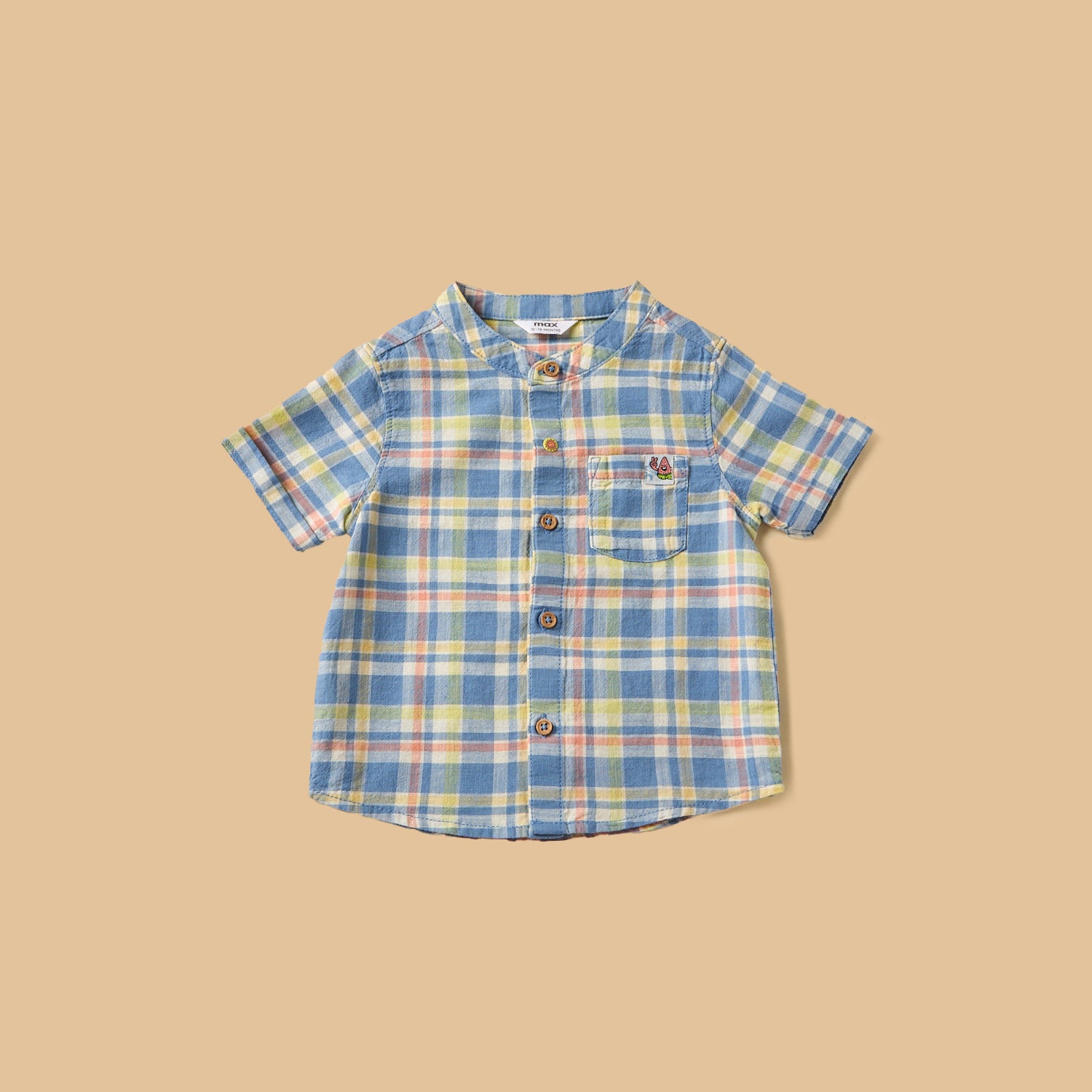 Checked Shirt with Bodysuit and Shorts