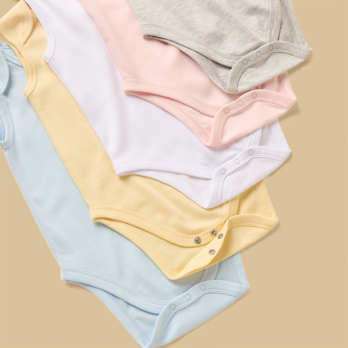 Pack of 5 - Sleeveless Bodysuit