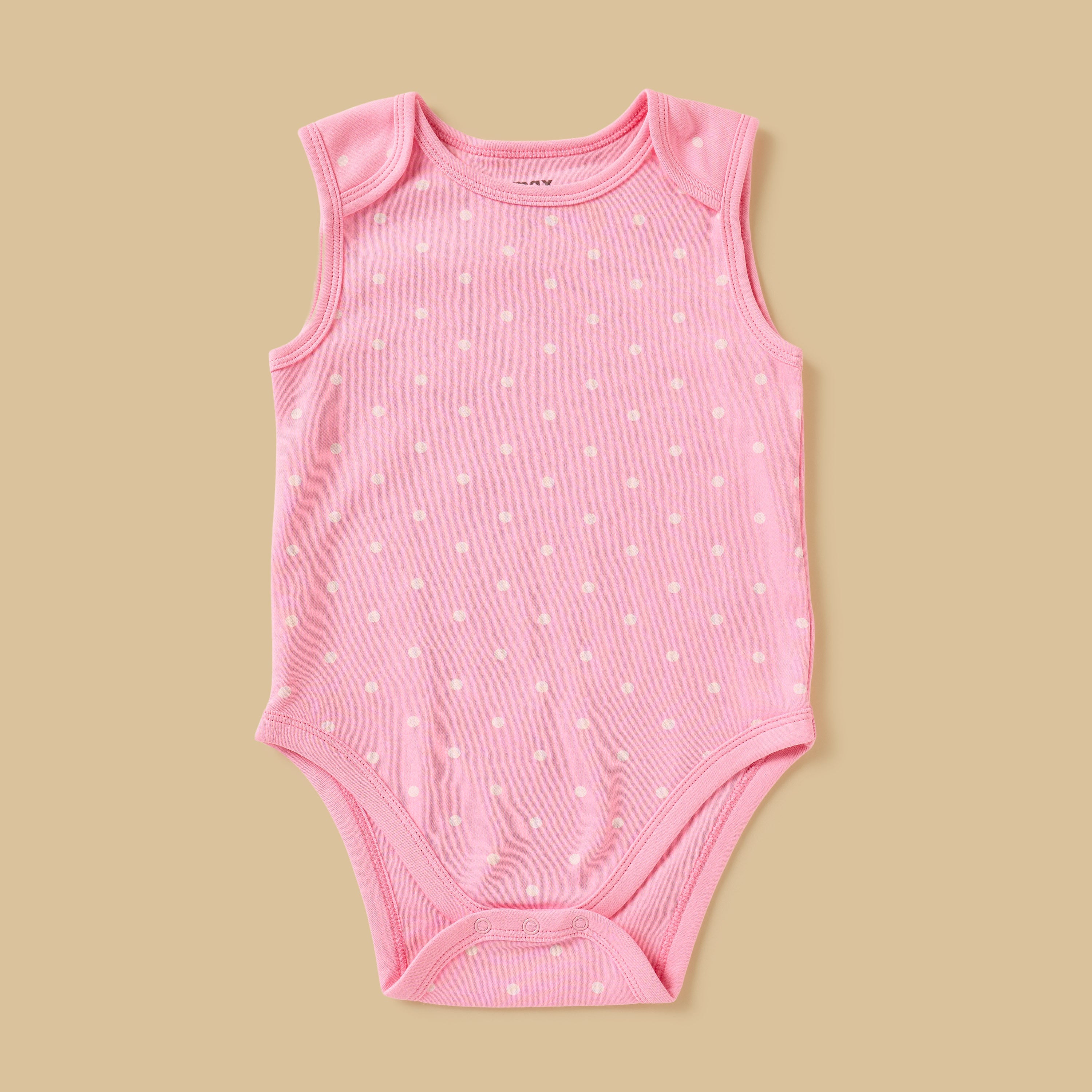 Pack of 3 - Printed Sleeveless Bodysuit