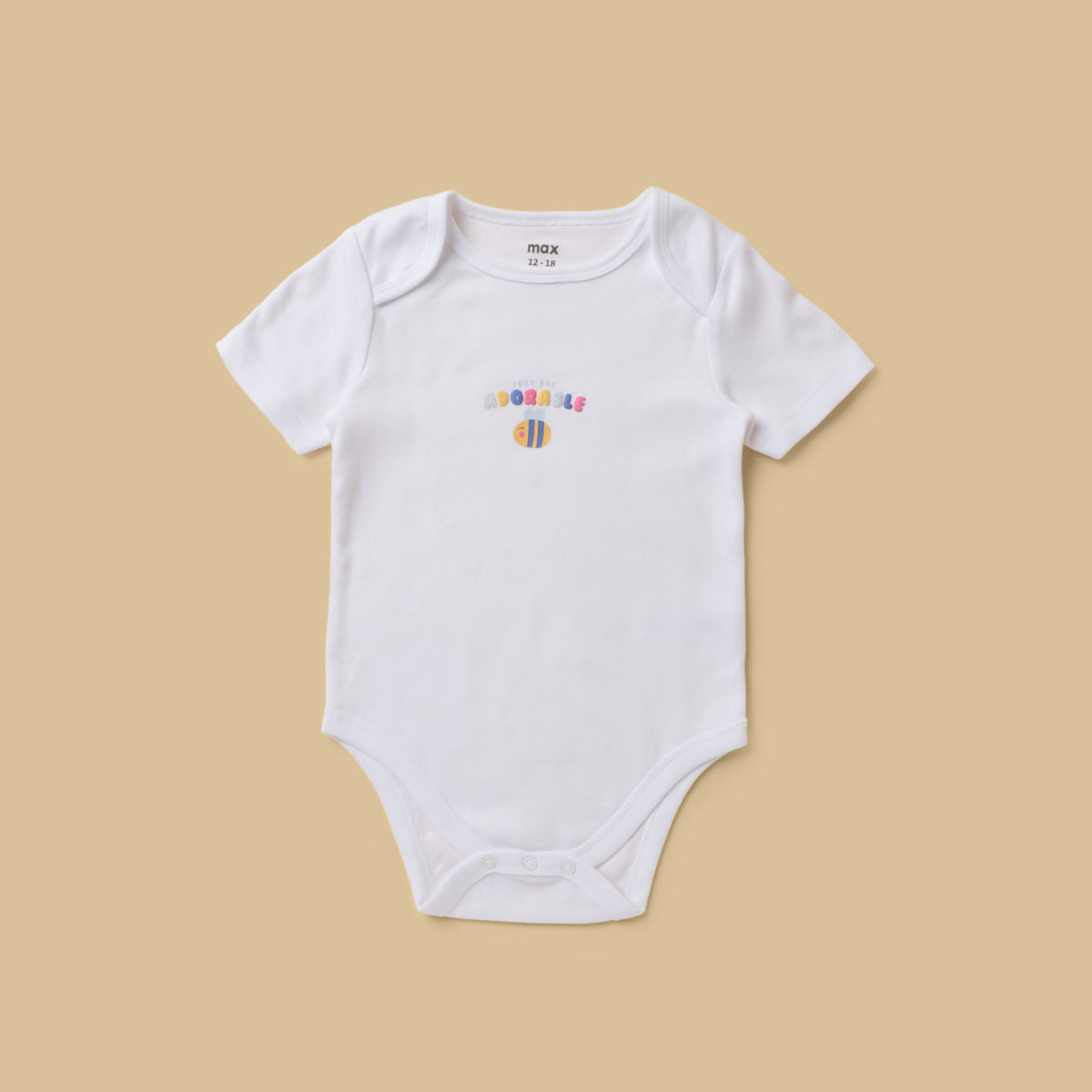 Pack of 5 - Printed Cotton Bodysuit