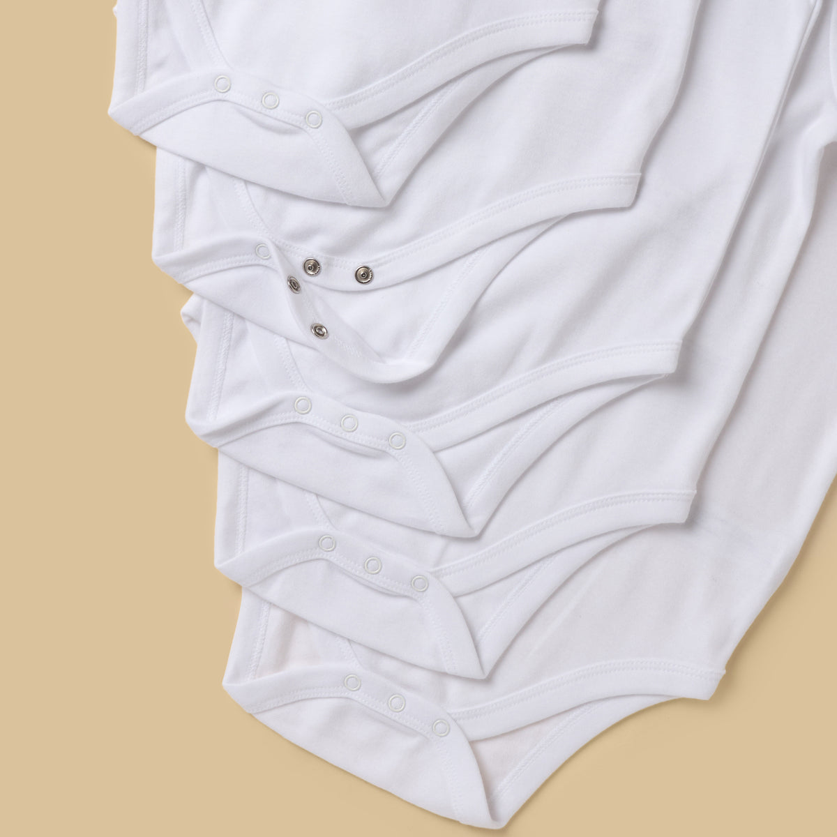 Pack of 5 - Printed Cotton Bodysuit