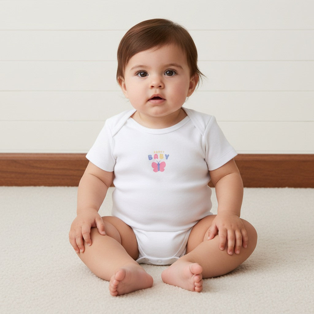 Pack of 5 - Printed Cotton Bodysuit